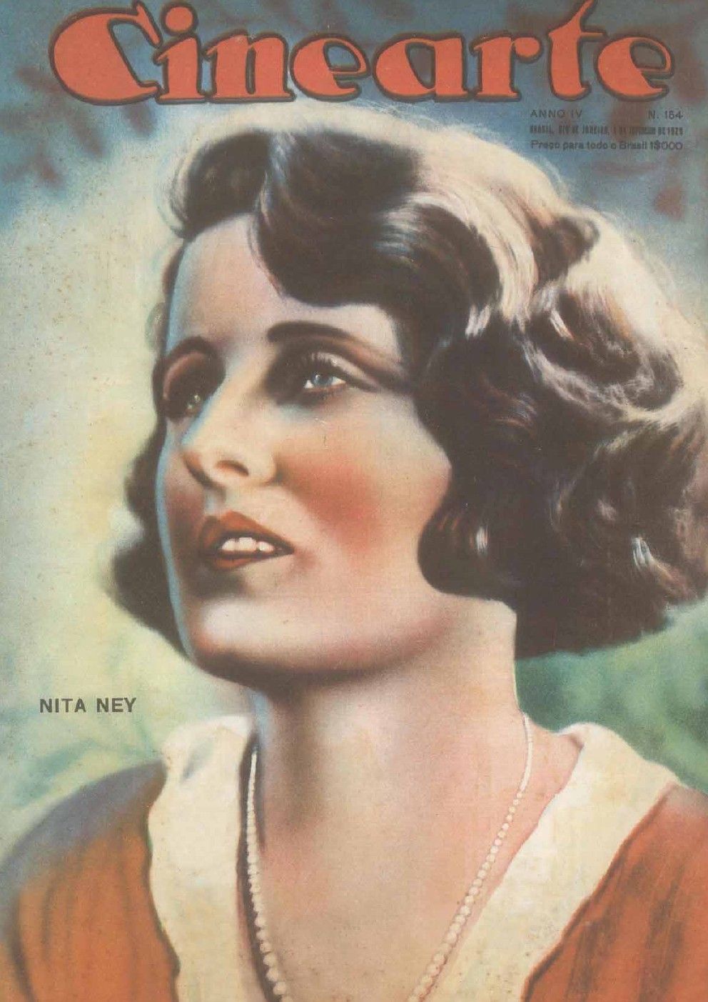 CINEARTE magazine side cover Issue 154 6 February 1929