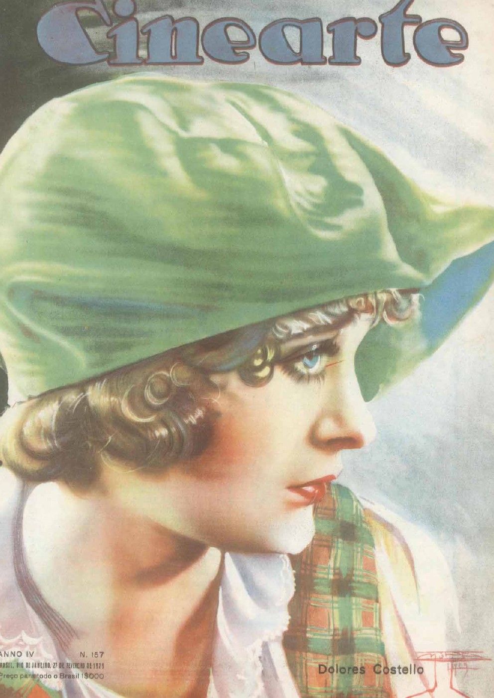CINEARTE magazine side cover Issue 157 27 February 1929