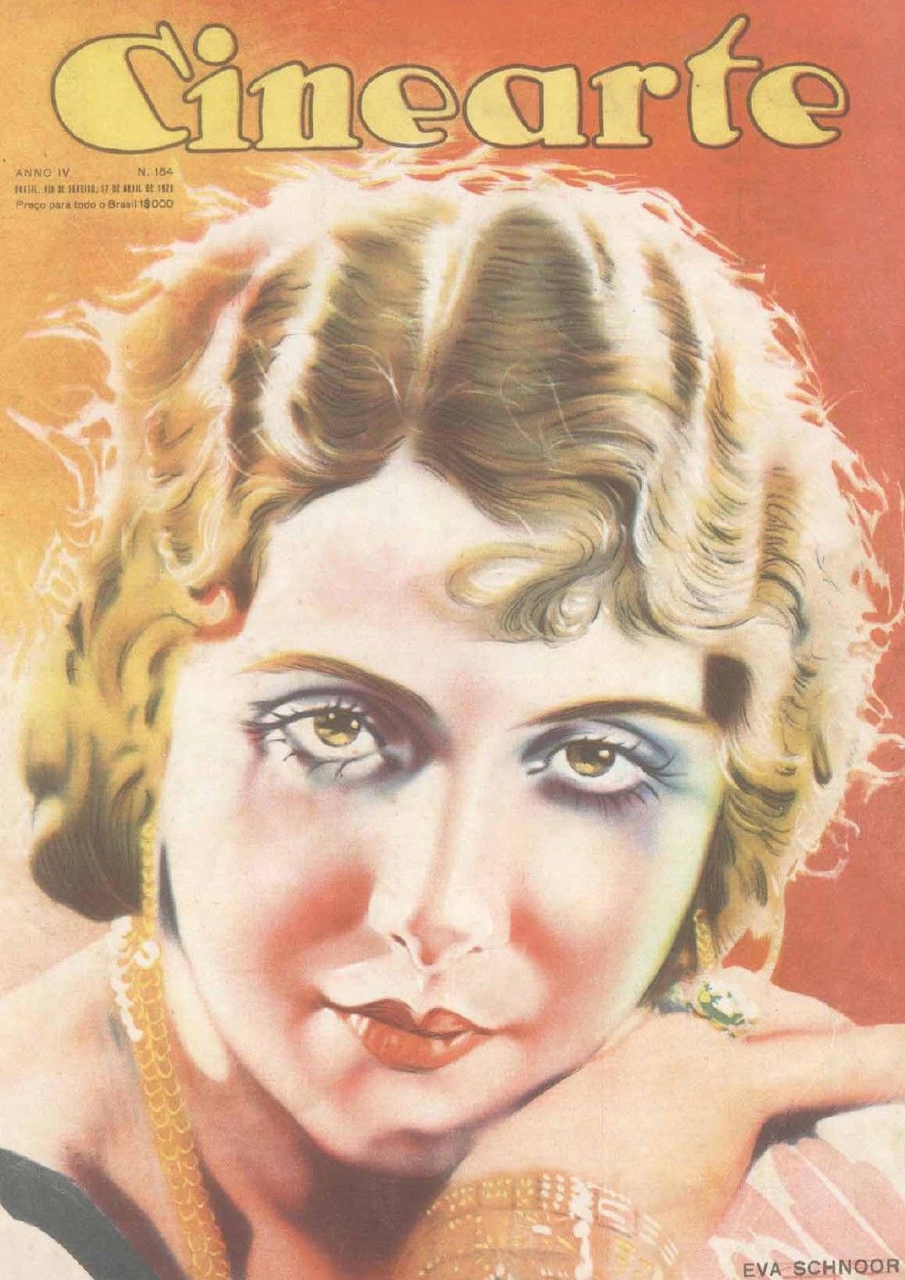 CINEARTE magazine side cover Issue 164 17 April 1929