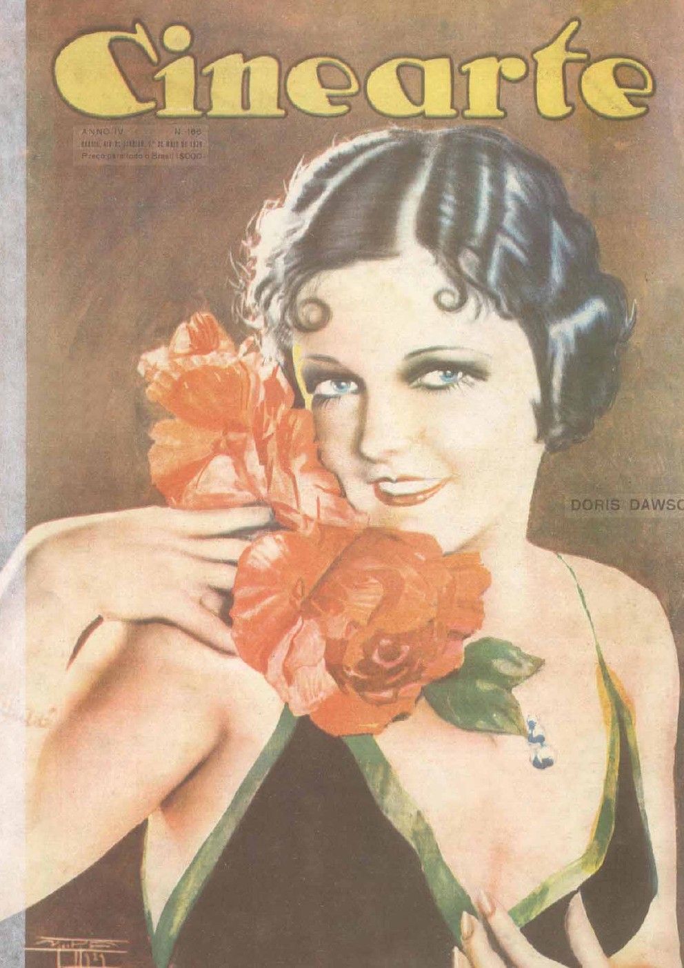 CINEARTE magazine side cover Issue 166 1 May 1929