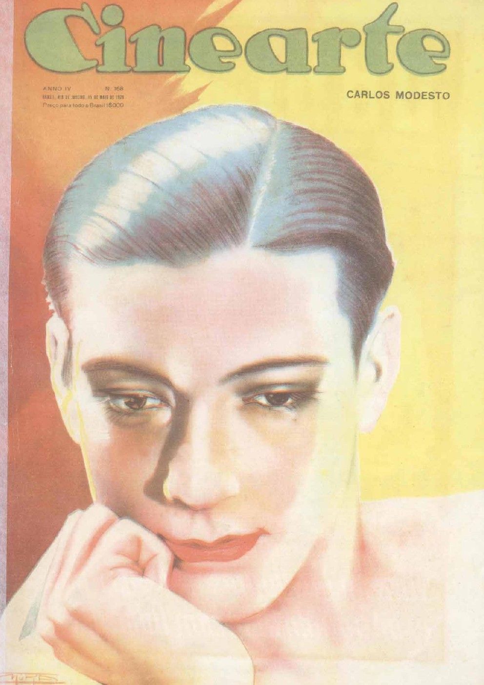 CINEARTE magazine side cover Issue 168 15 May 1929