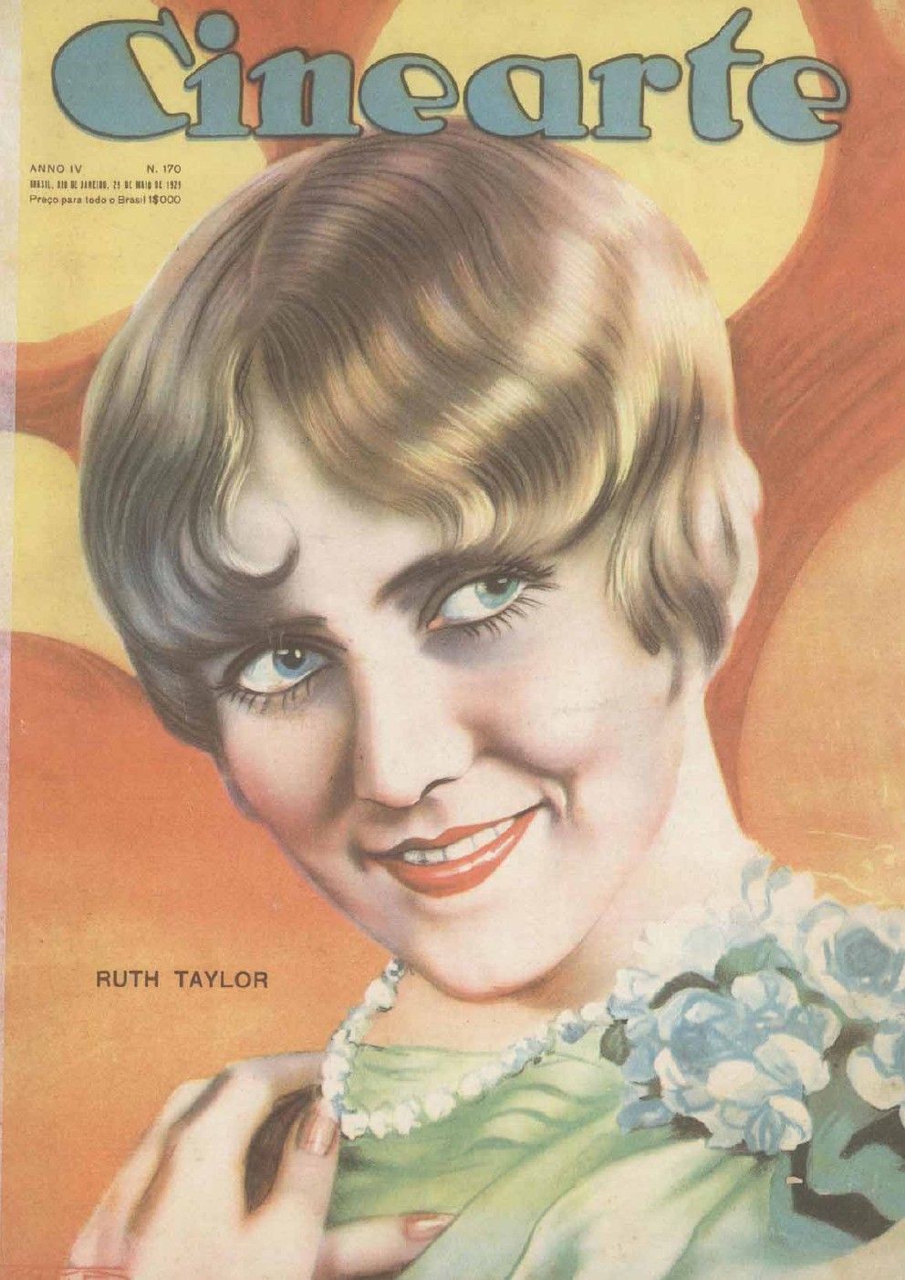 CINEARTE magazine side cover Issue 170 29 May 1929