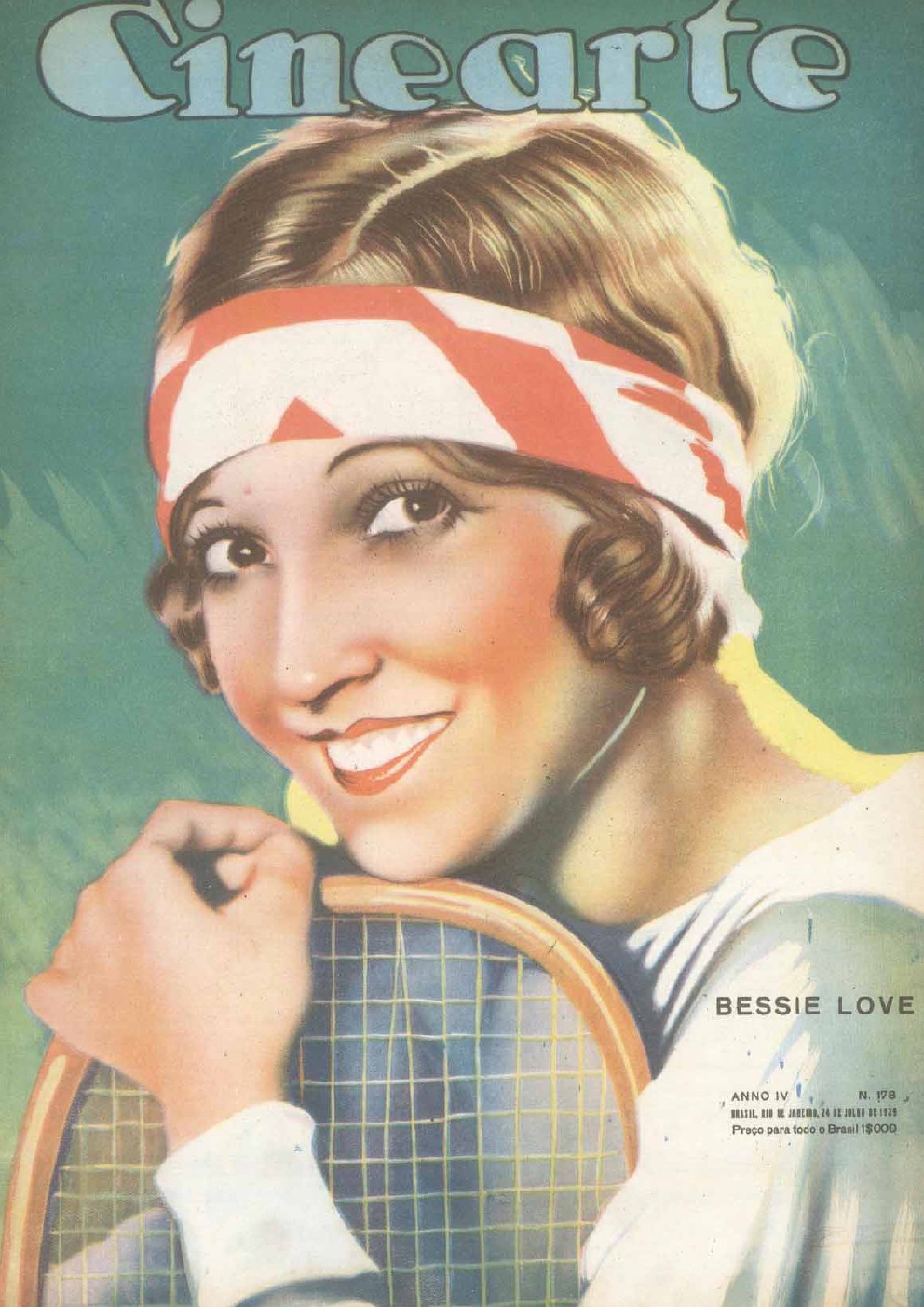 CINEARTE magazine side cover Issue 178 24 July 1929