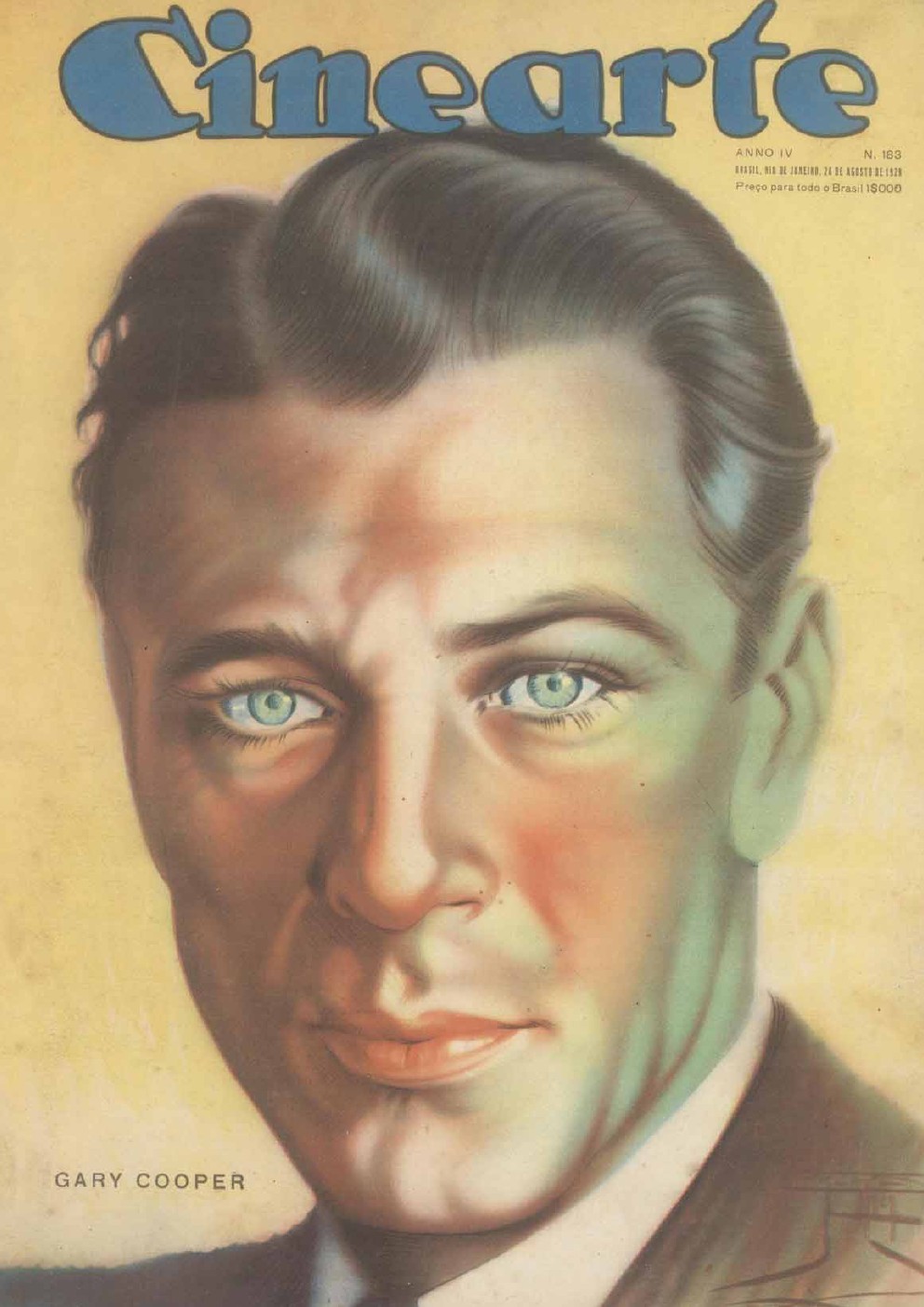 CINEARTE magazine side cover Issue 183 28 August 1929
