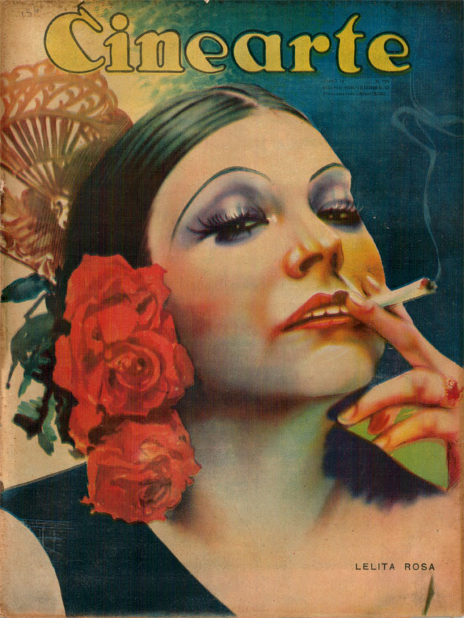 CINEARTE magazine side cover Issue 186 18 September 1929