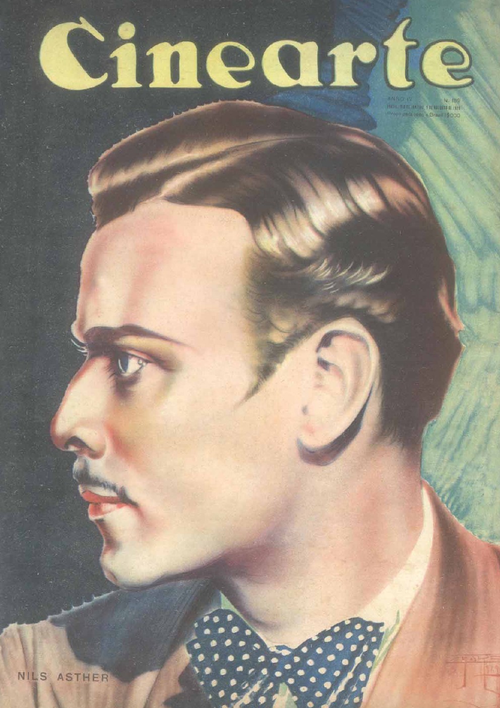 CINEARTE magazine side cover Issue 189 9 October 1929