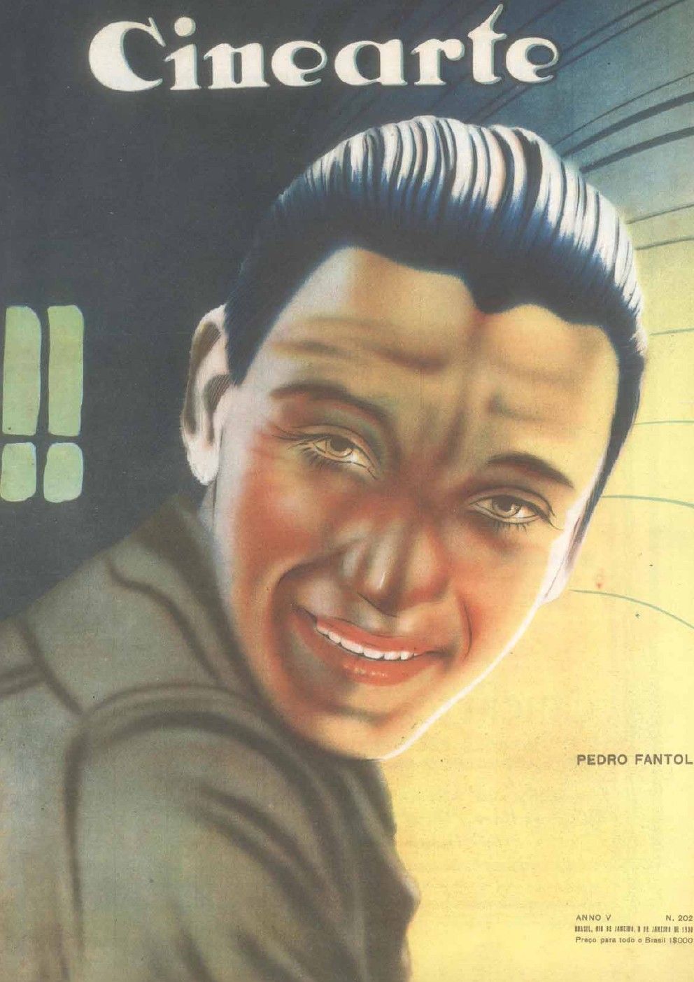 CINEARTE magazine side cover Issue 202 8 January 1930