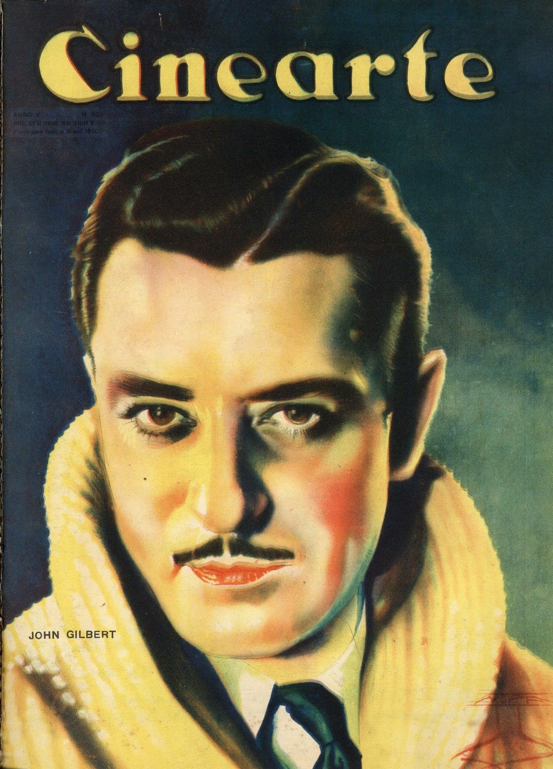 CINEARTE magazine side cover Issue 205 29 January 1930