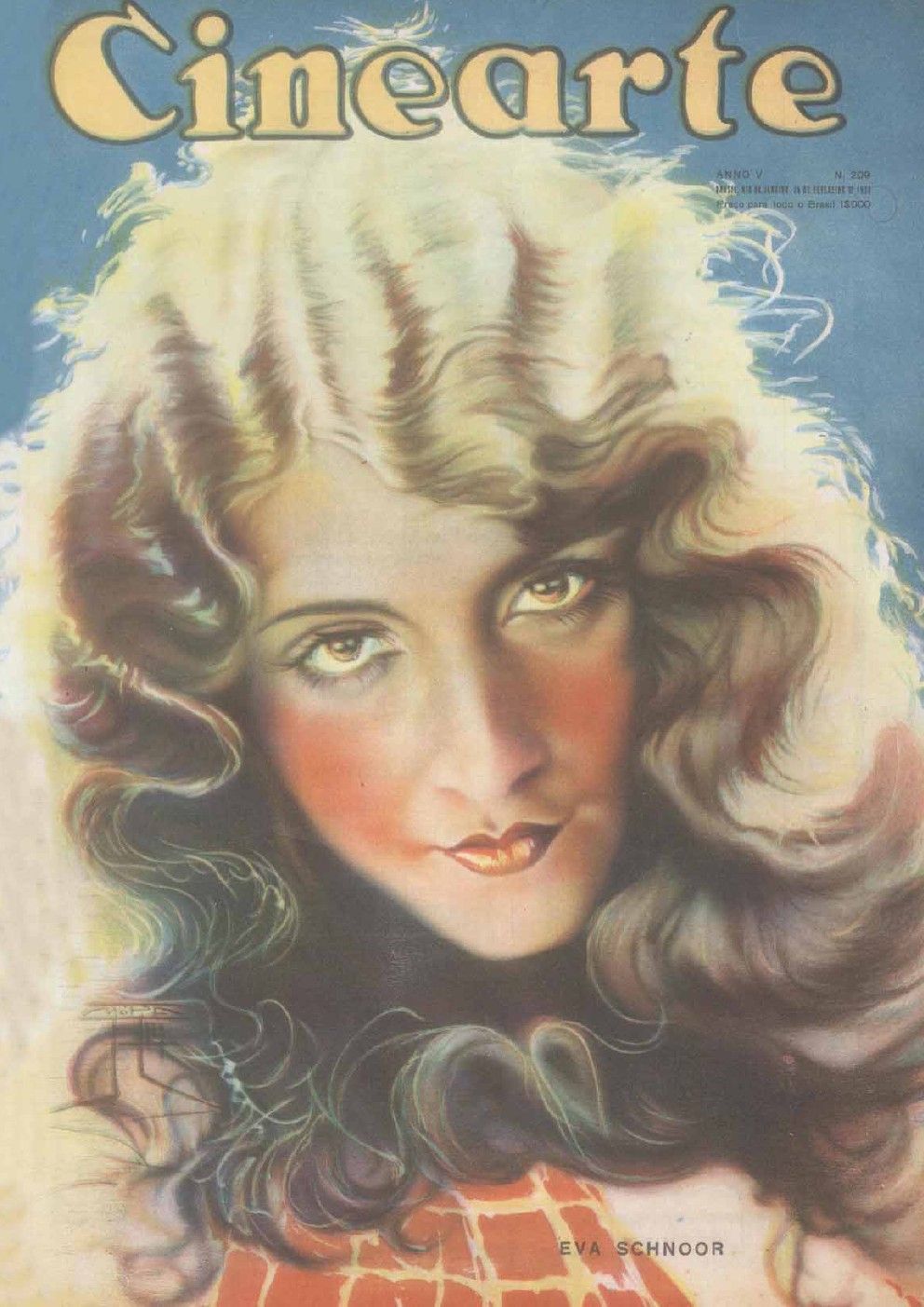 CINEARTE magazine side cover Issue 209 26 February 1930