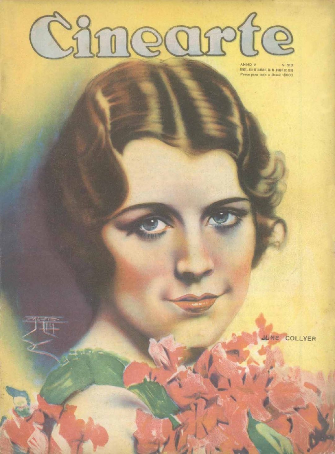 CINEARTE magazine side cover Issue 213 26 March 1930