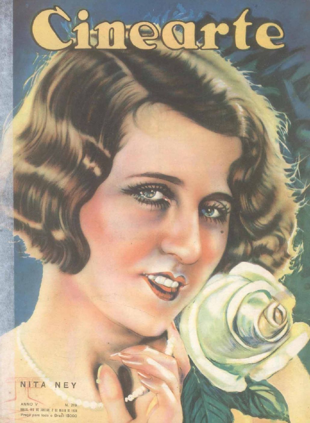 CINEARTE magazine side cover Issue 219 7 May 1930