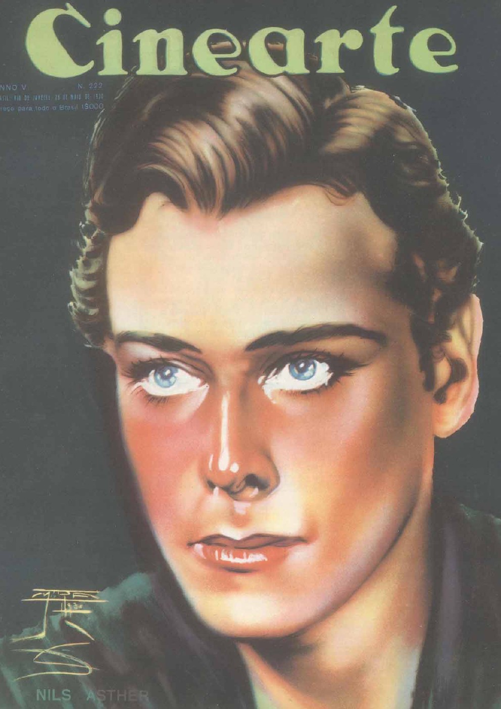 CINEARTE magazine side cover Issue 222 28 May 1930