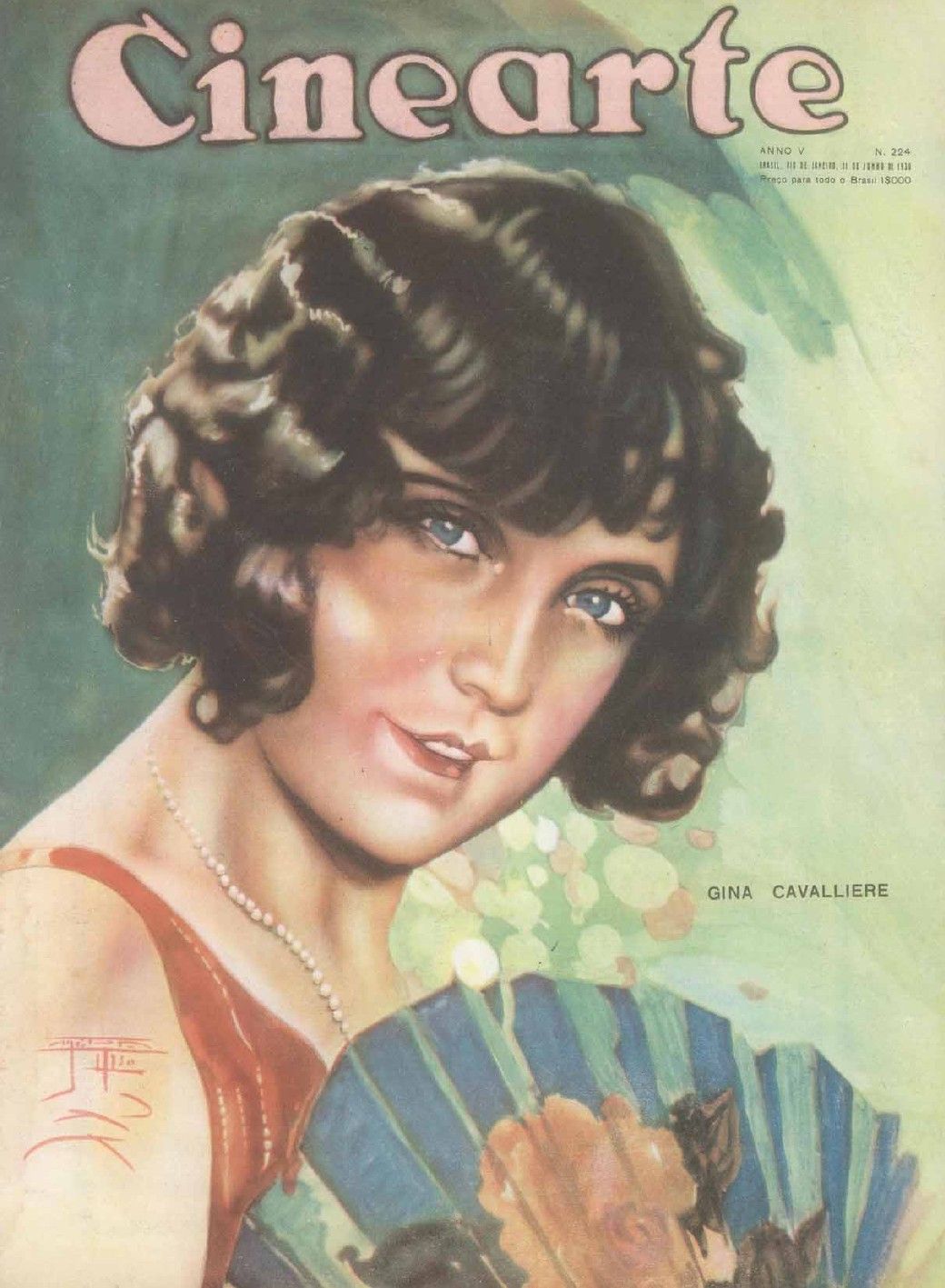 CINEARTE magazine side cover Issue 224 11 June 1930