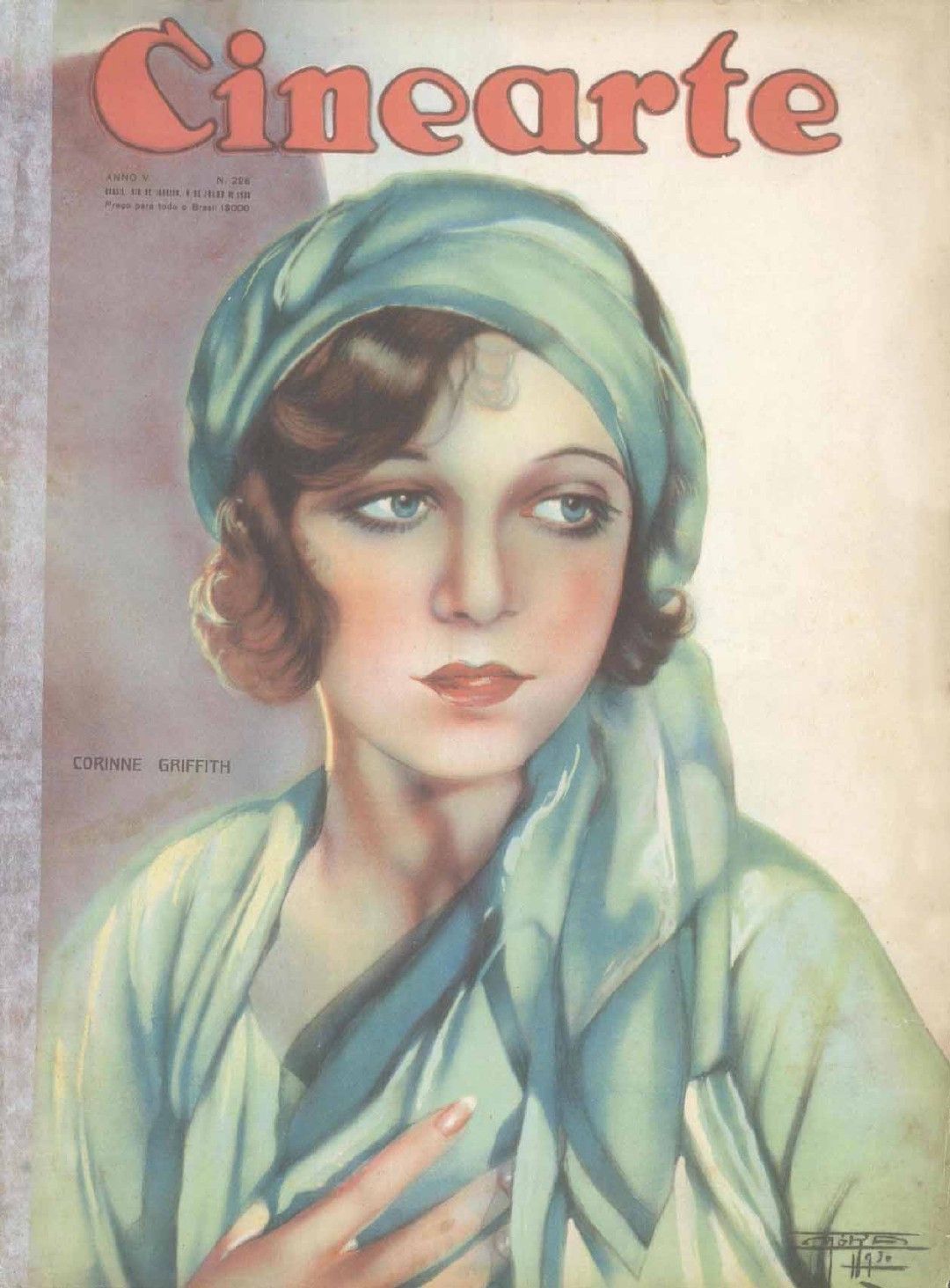 CINEARTE magazine side cover Issue 228 9 July 1930