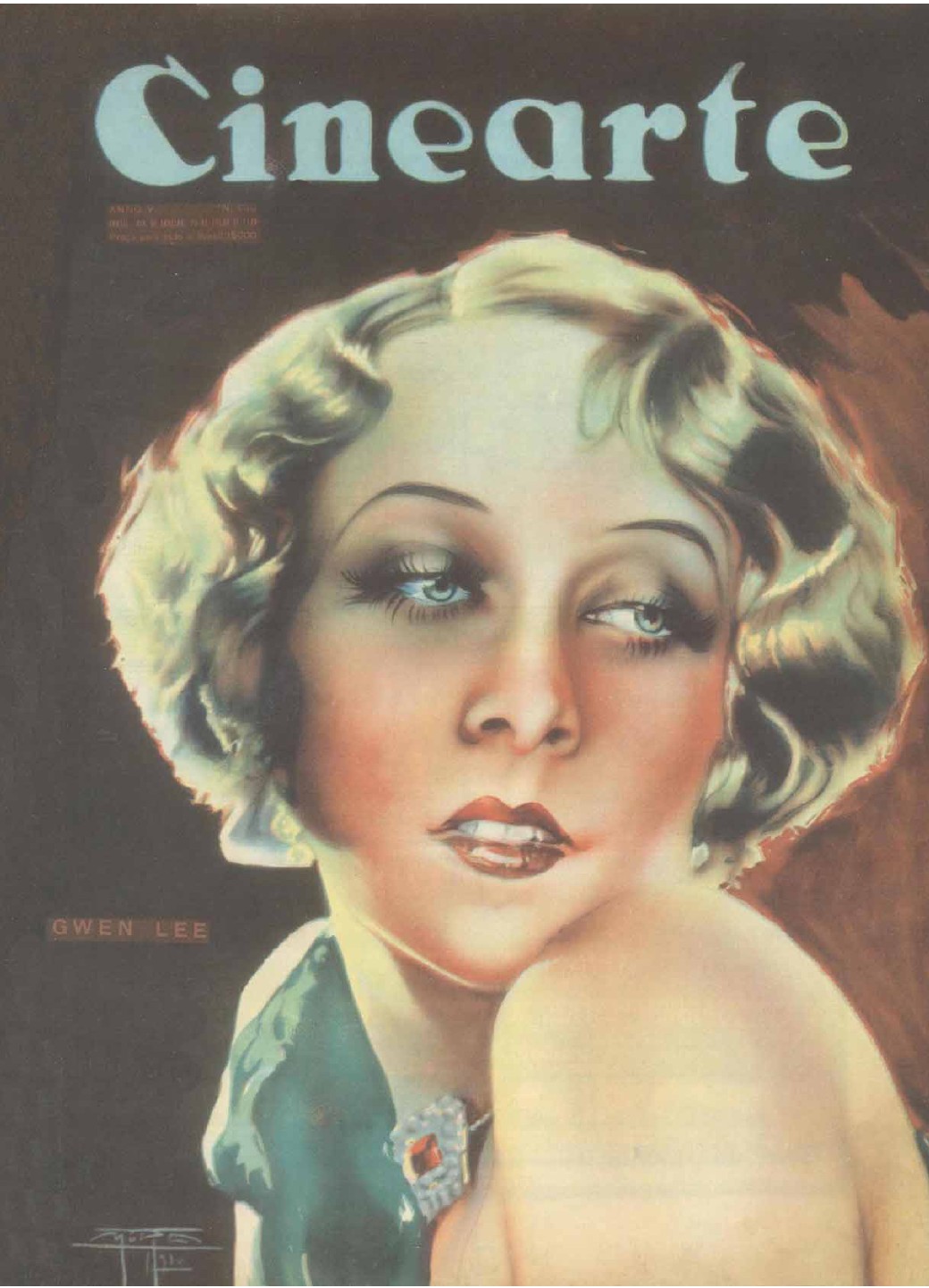 CINEARTE magazine side cover Issue 230 23 July 1930