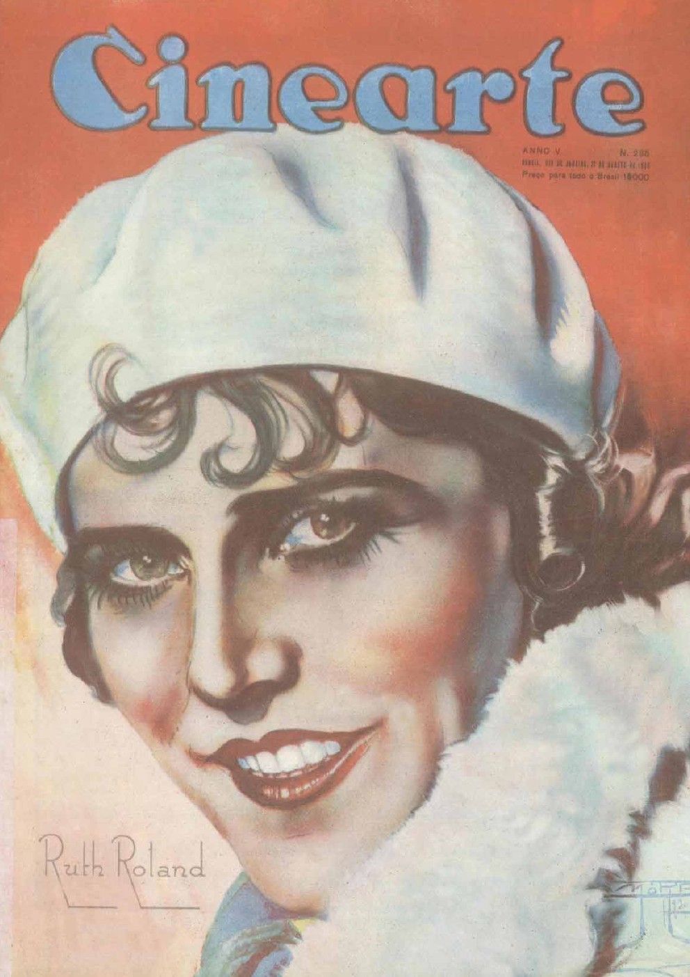 CINEARTE magazine side cover Issue 235 27 August 1930