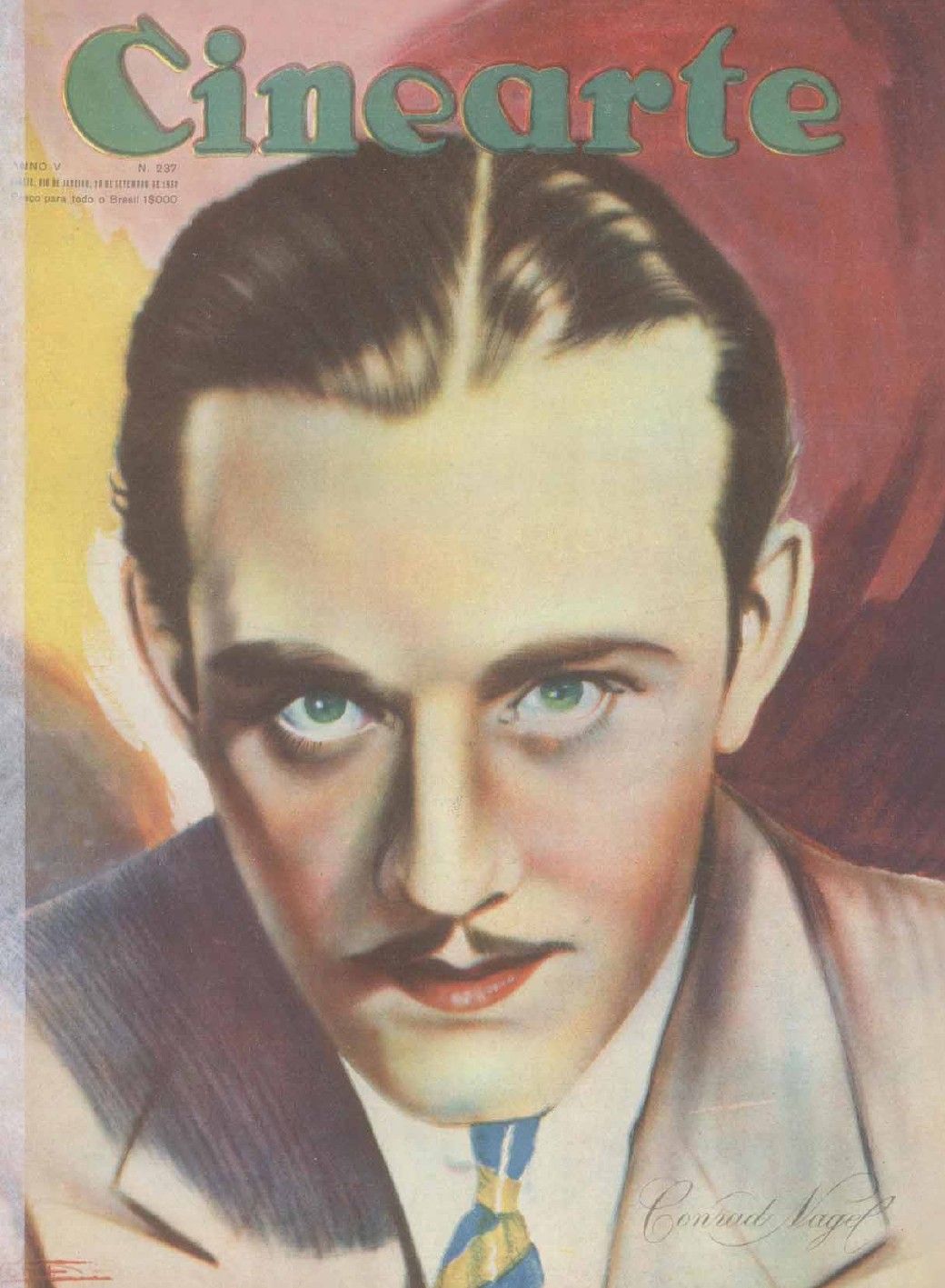 CINEARTE magazine side cover Issue 237 10 September 1930