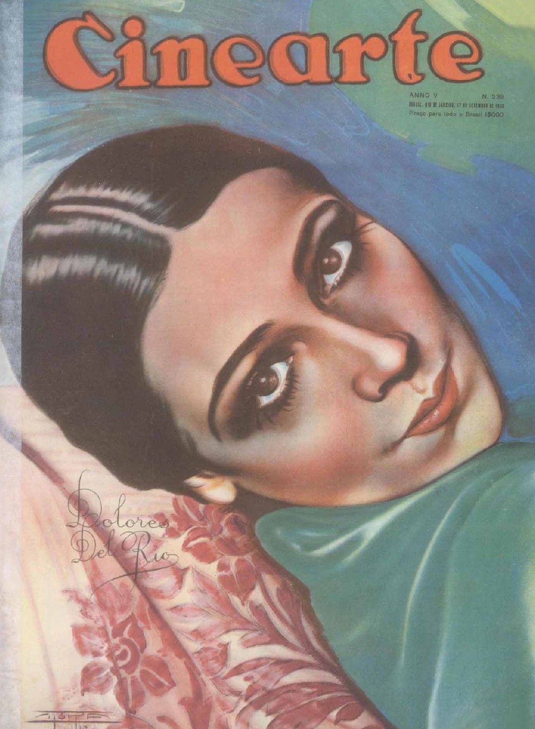 CINEARTE magazine side cover Issue 238 17 September 1930