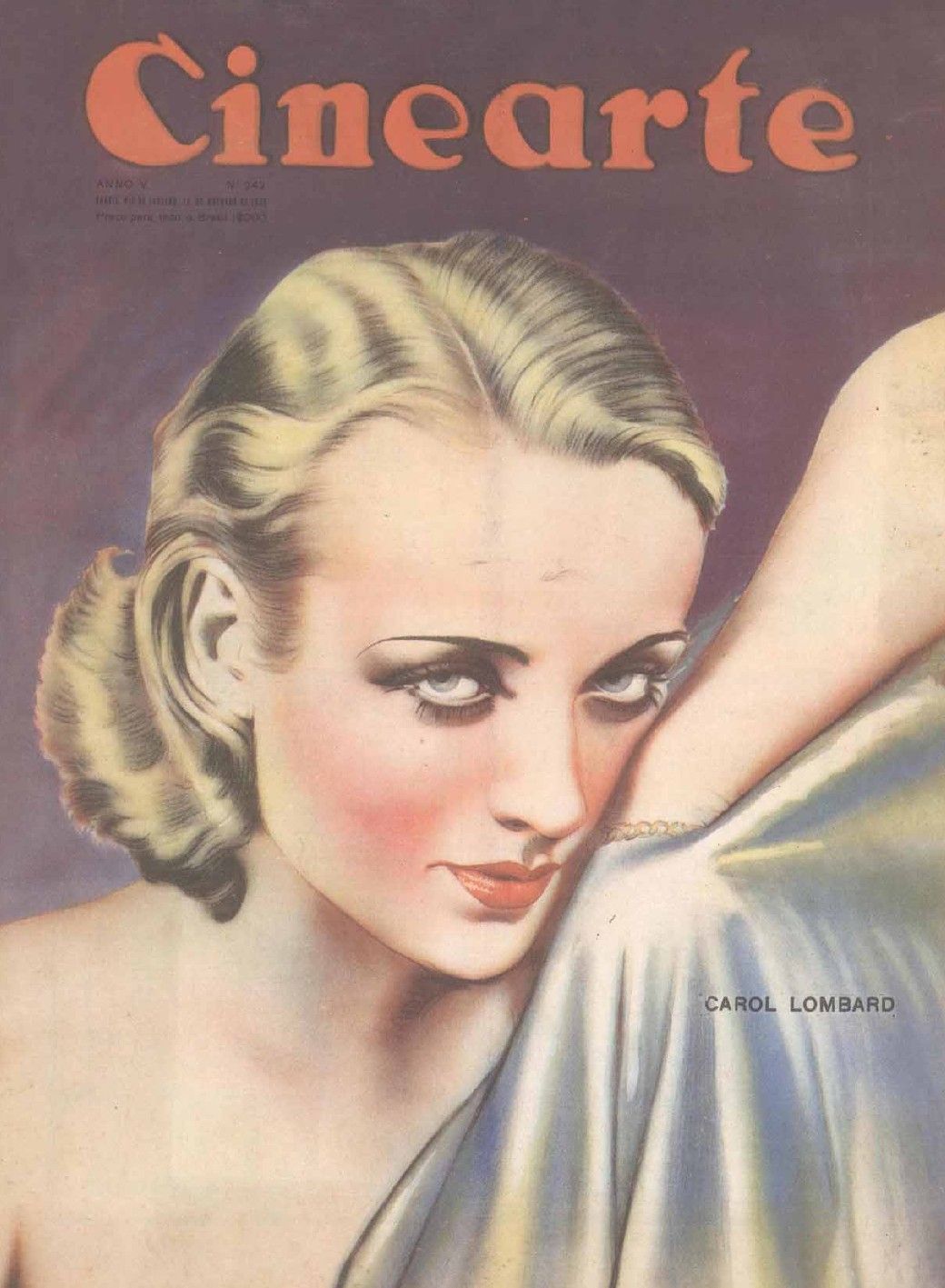 CINEARTE magazine side cover Issue 242 15 October 1930