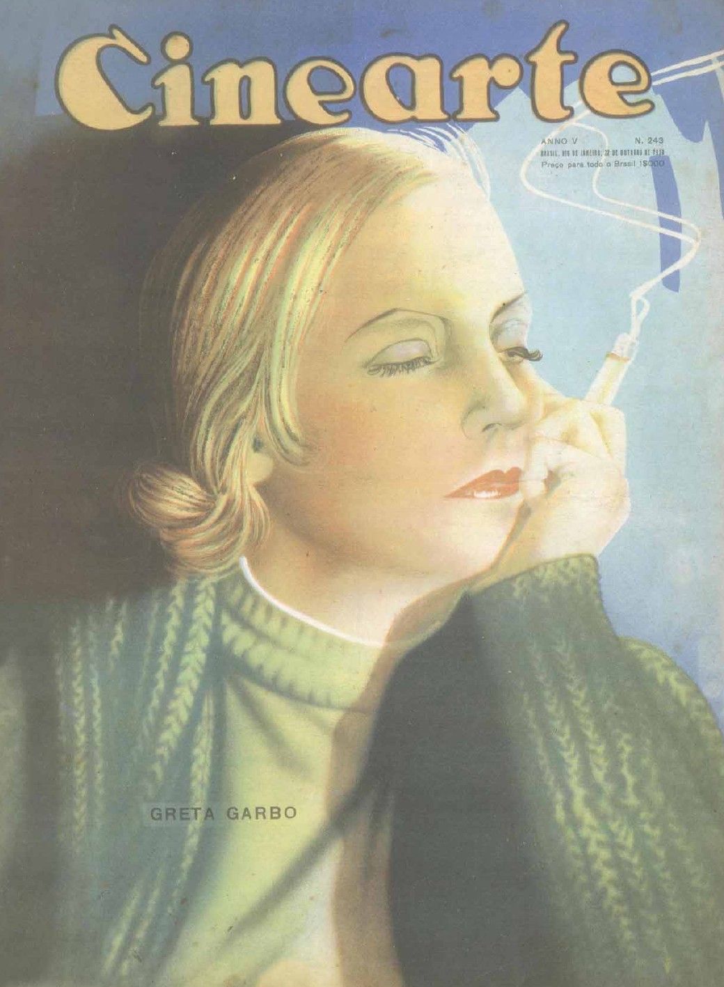 CINEARTE magazine side cover Issue 243 22 October 1930