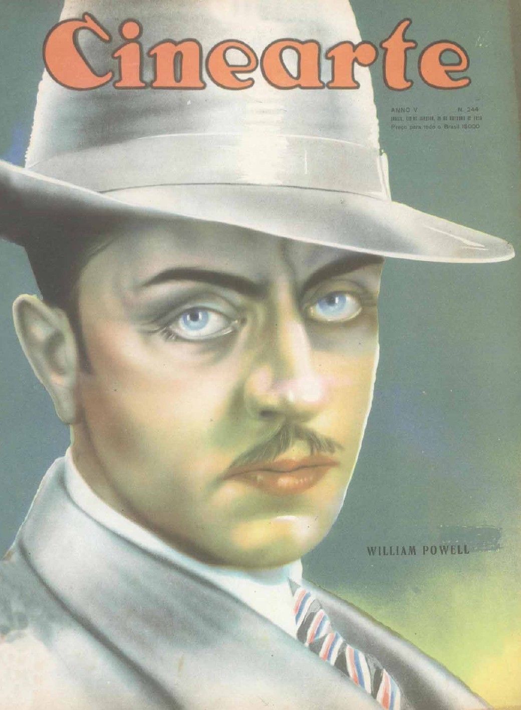 CINEARTE magazine side cover Issue 244 29 October 1930