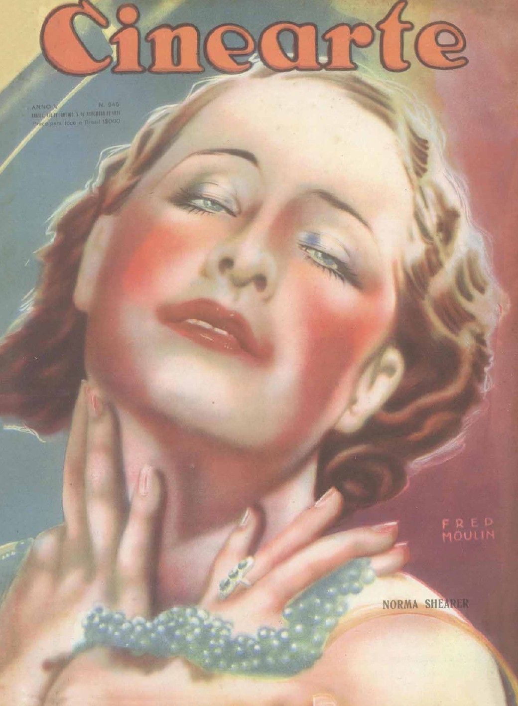 CINEARTE magazine side cover Issue 245 5 November 1930