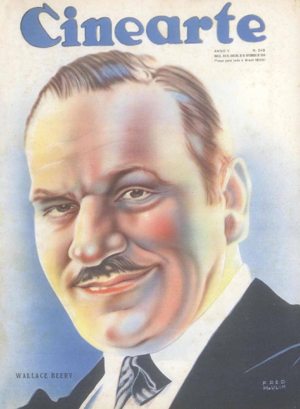 CINEARTE magazine side cover Issue 248 26 November 1930