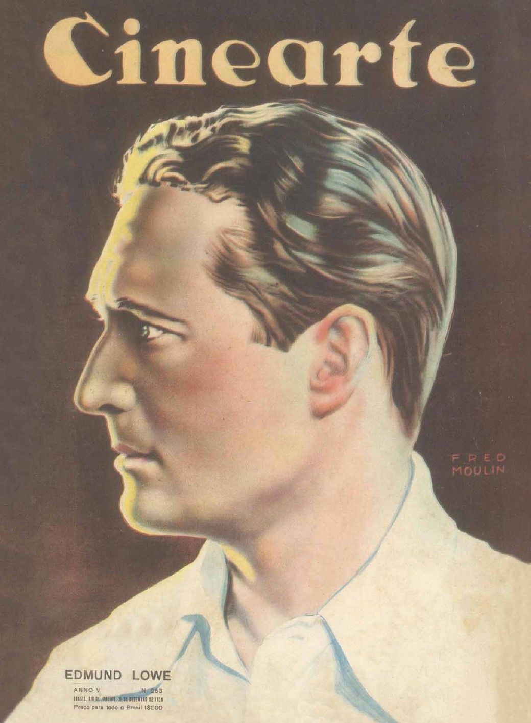 CINEARTE magazine side cover Issue 253 31 December 1930