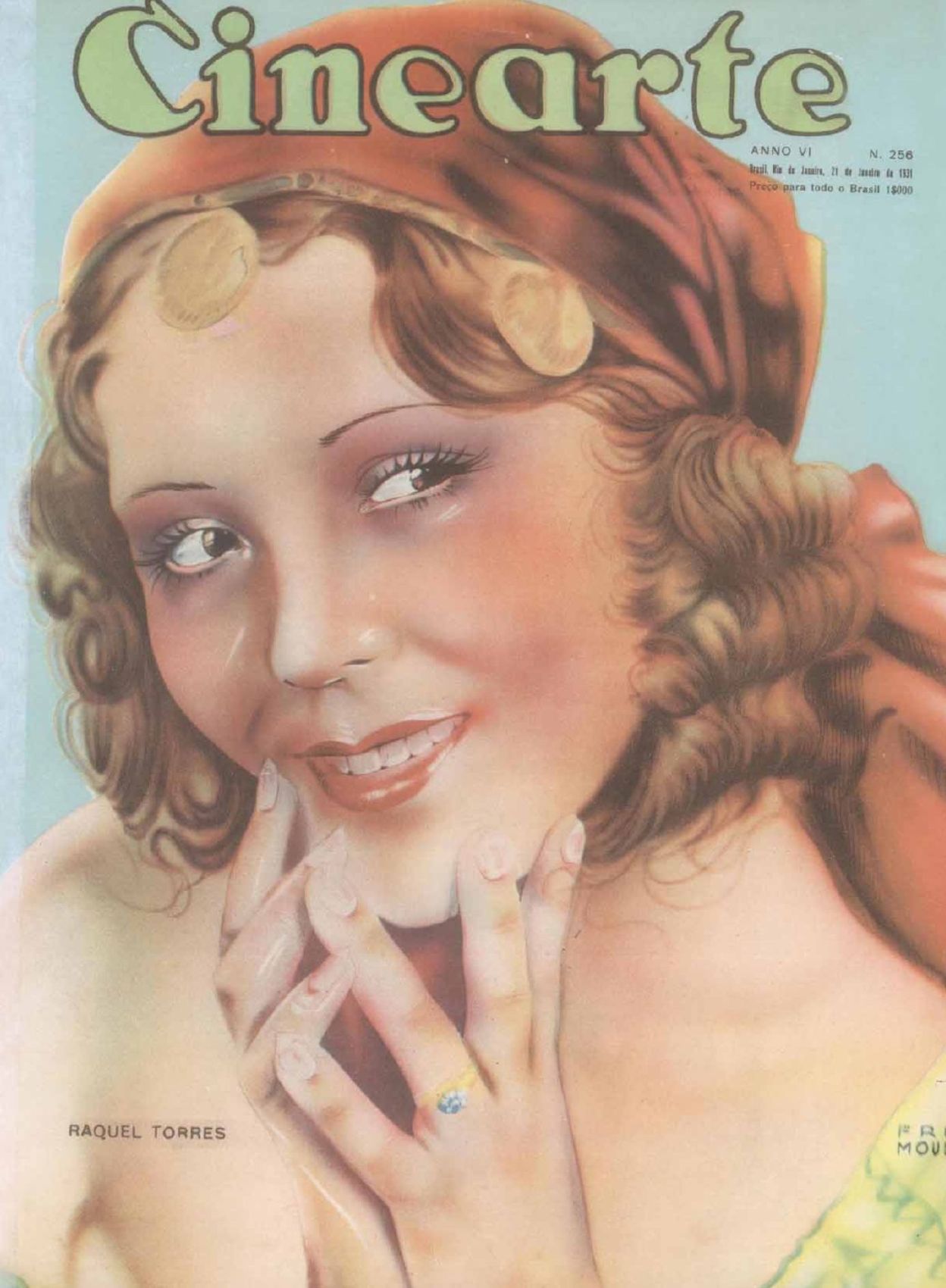 CINEARTE magazine side cover Issue 256 21 January 1931