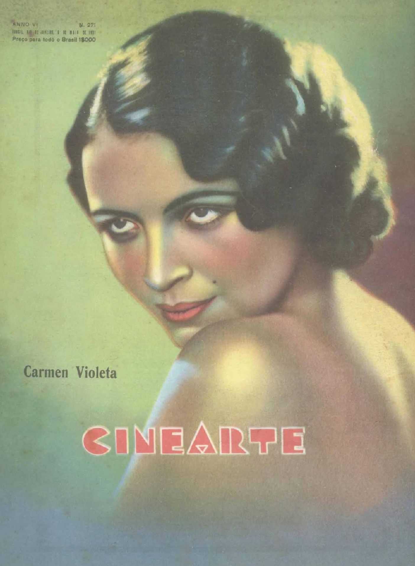 CINEARTE magazine side cover Issue 271 6 May 1931