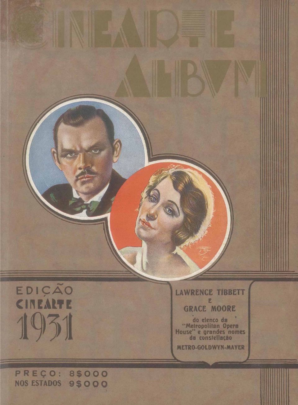 CINEARTE magazine side cover  Yearbook  December 1931