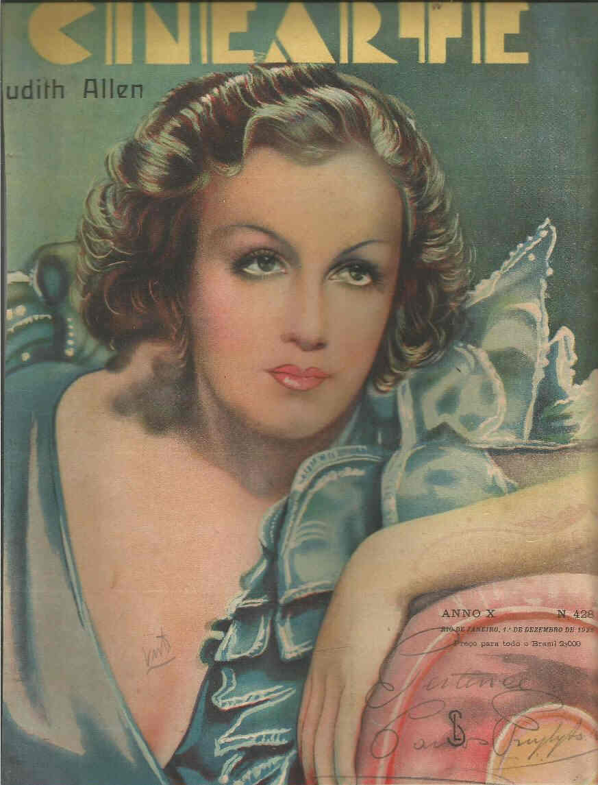 CINEARTE magazine side cover Issue 428 1 December 1935