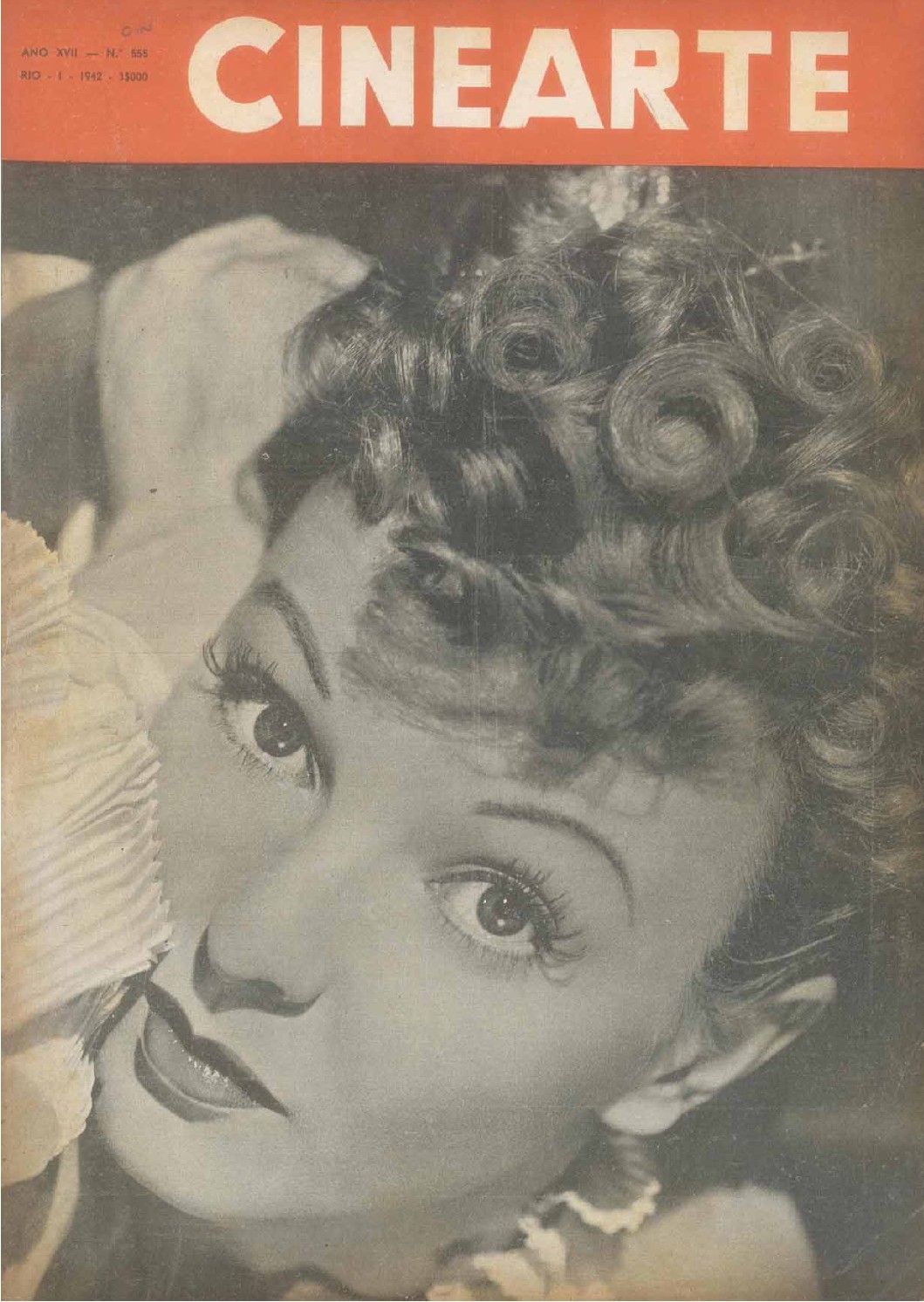 CINEARTE magazine side cover Issue 555  January 1942