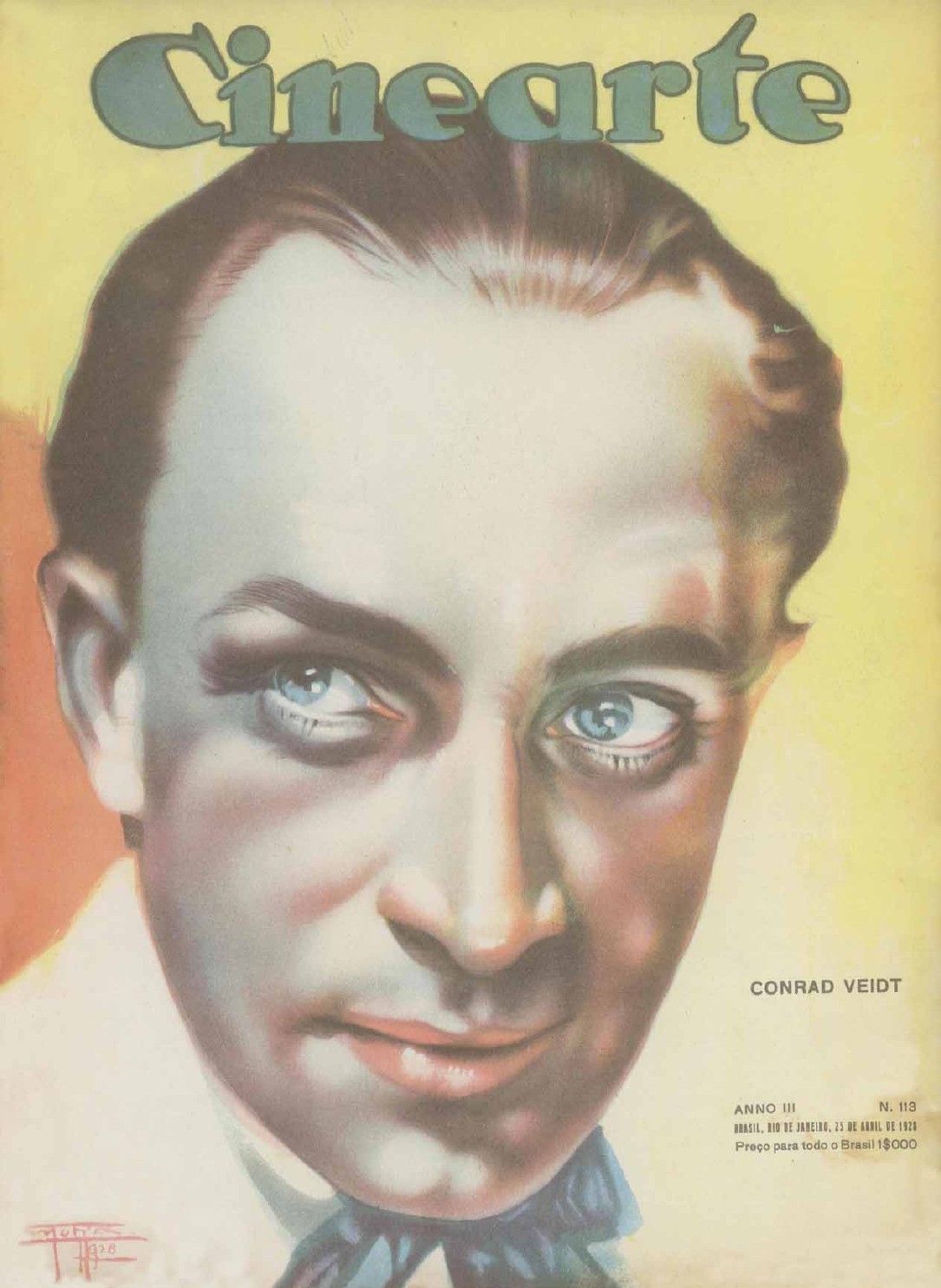 CINEARTE magazine side cover Issue 113 23 April 1928