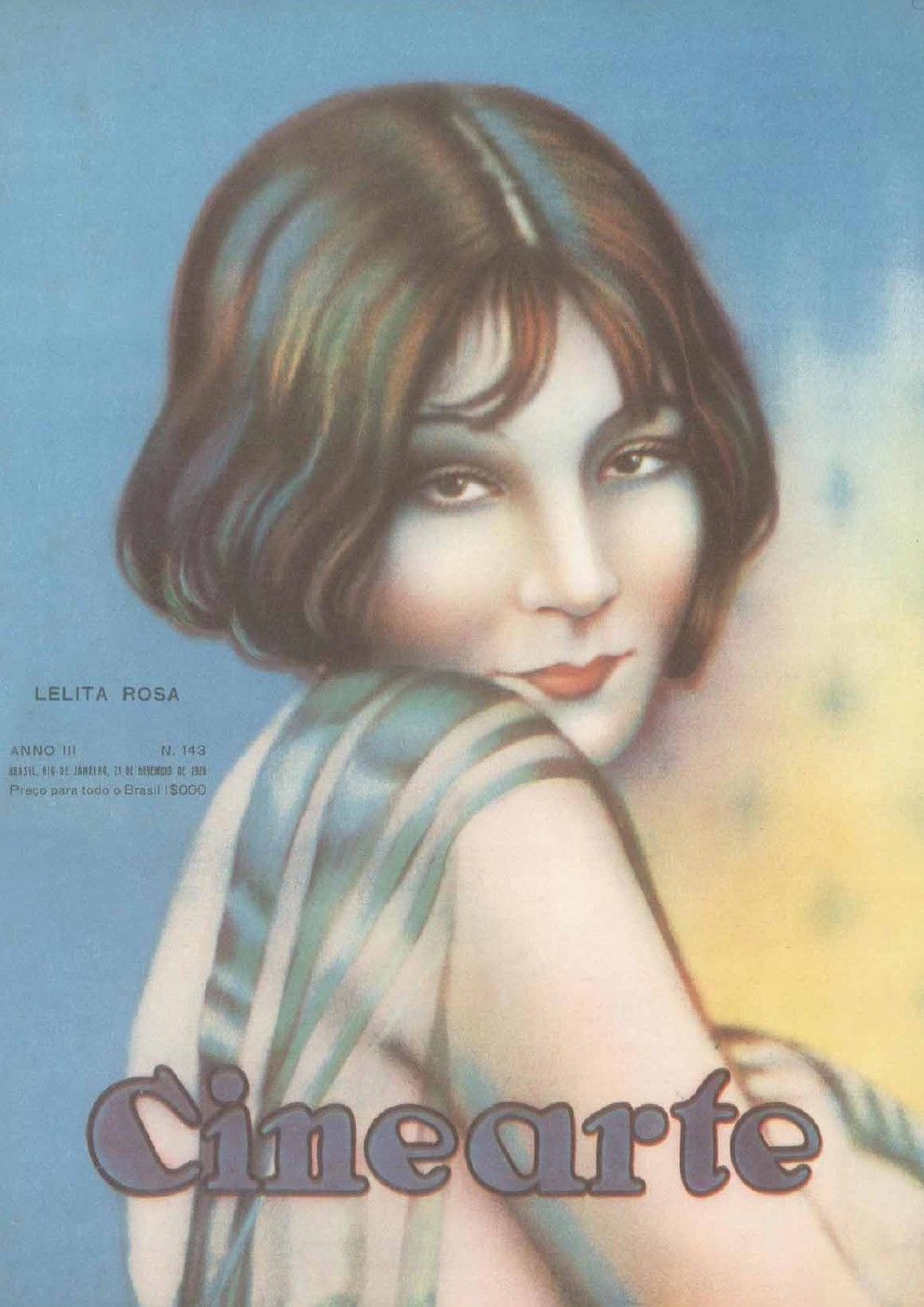 CINEARTE magazine side cover Issue 143 21 November 1928