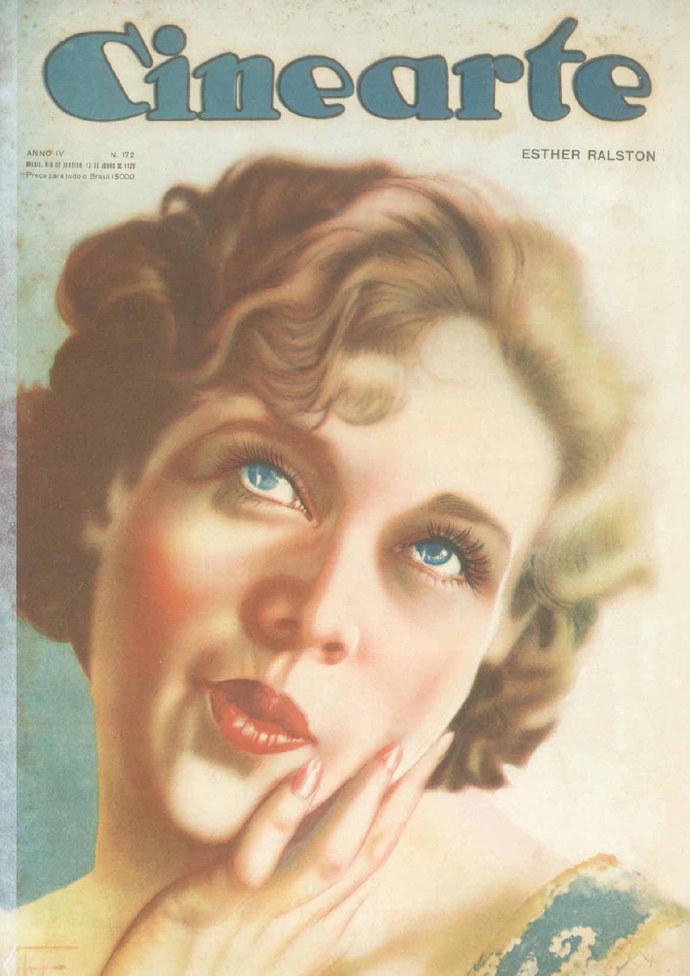 CINEARTE magazine side cover Issue 172 12 June 1929