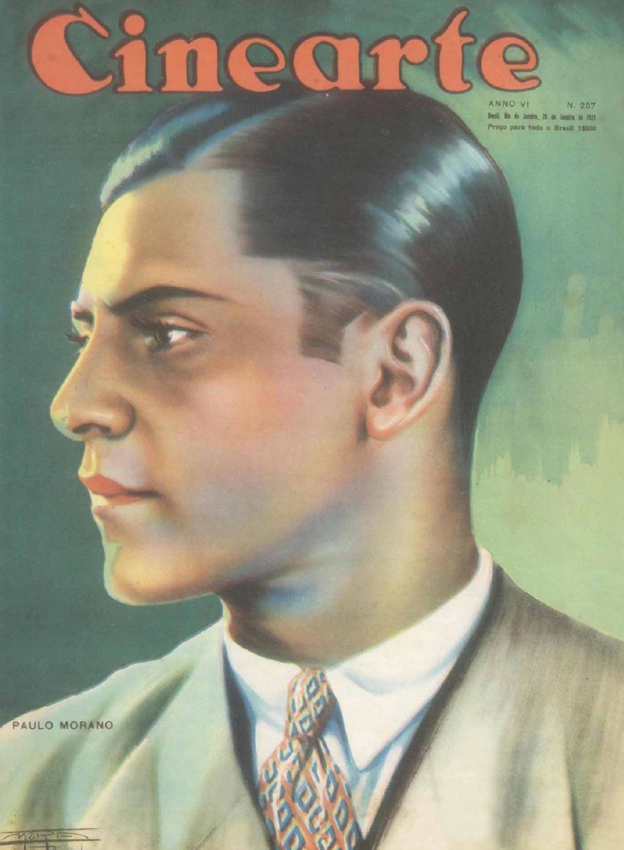 CINEARTE magazine side cover Issue 257 28 January 1931
