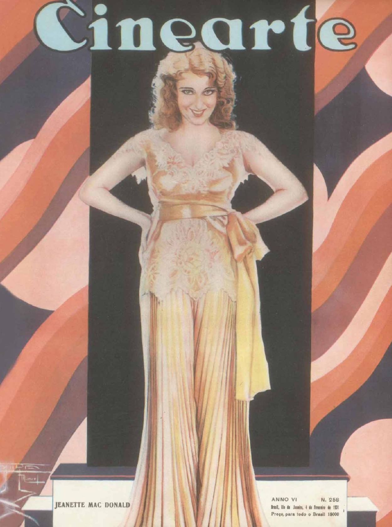 CINEARTE magazine side cover Issue 258 4 February 1931