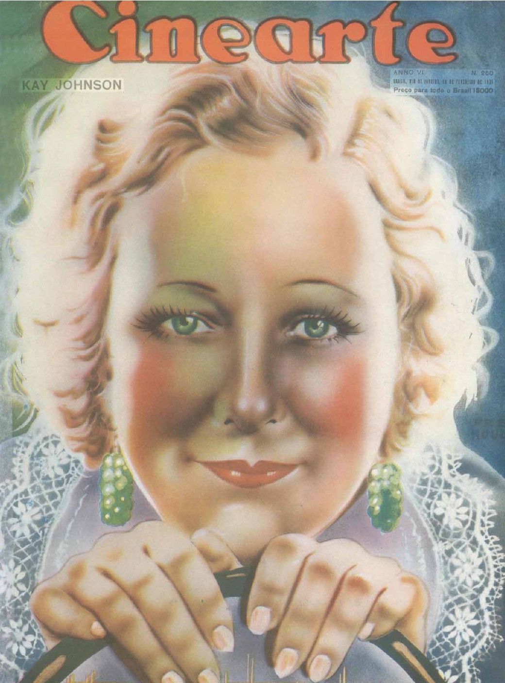 CINEARTE magazine side cover Issue 260 18 February 1931