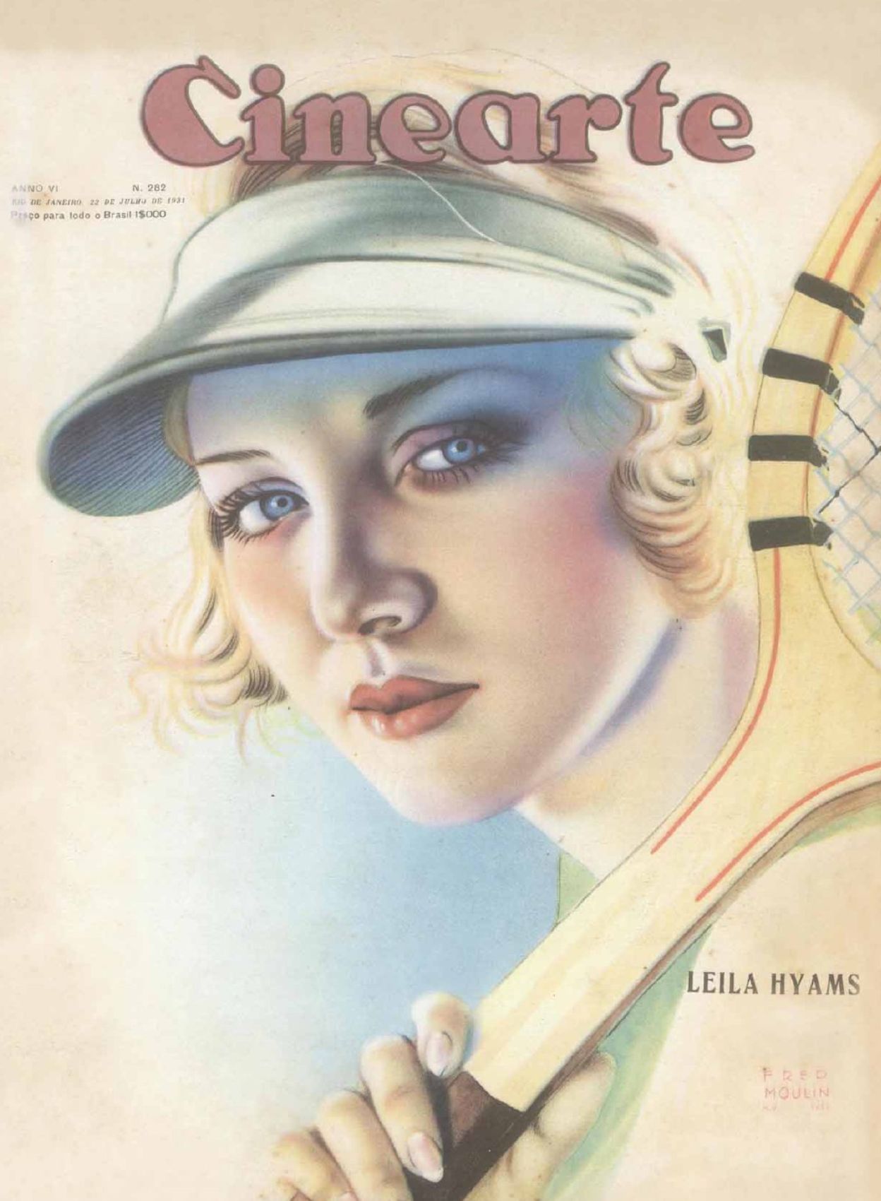 CINEARTE magazine side cover Issue 282 22 July 1931
