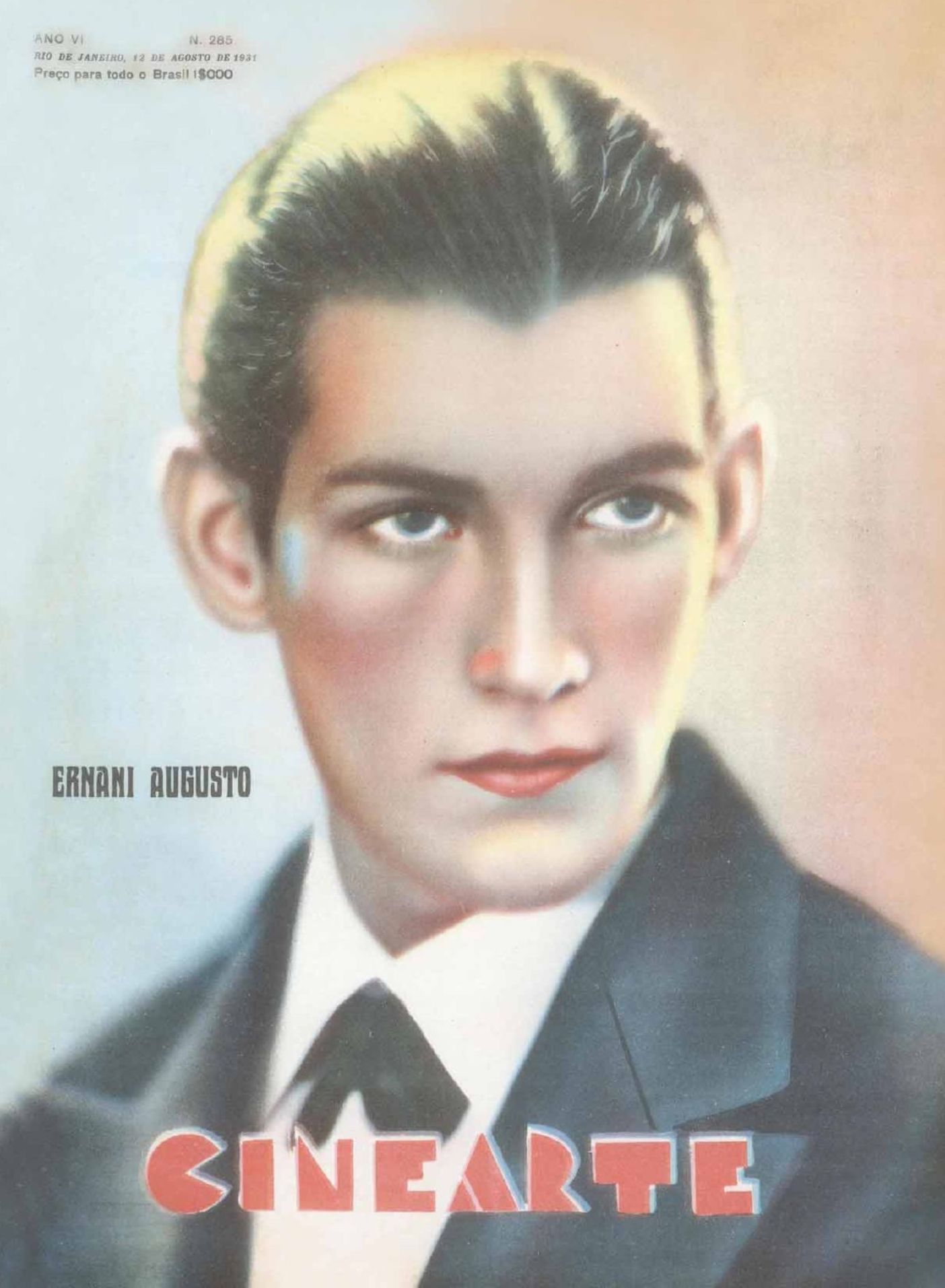 CINEARTE magazine side cover Issue 285 12 August 1931