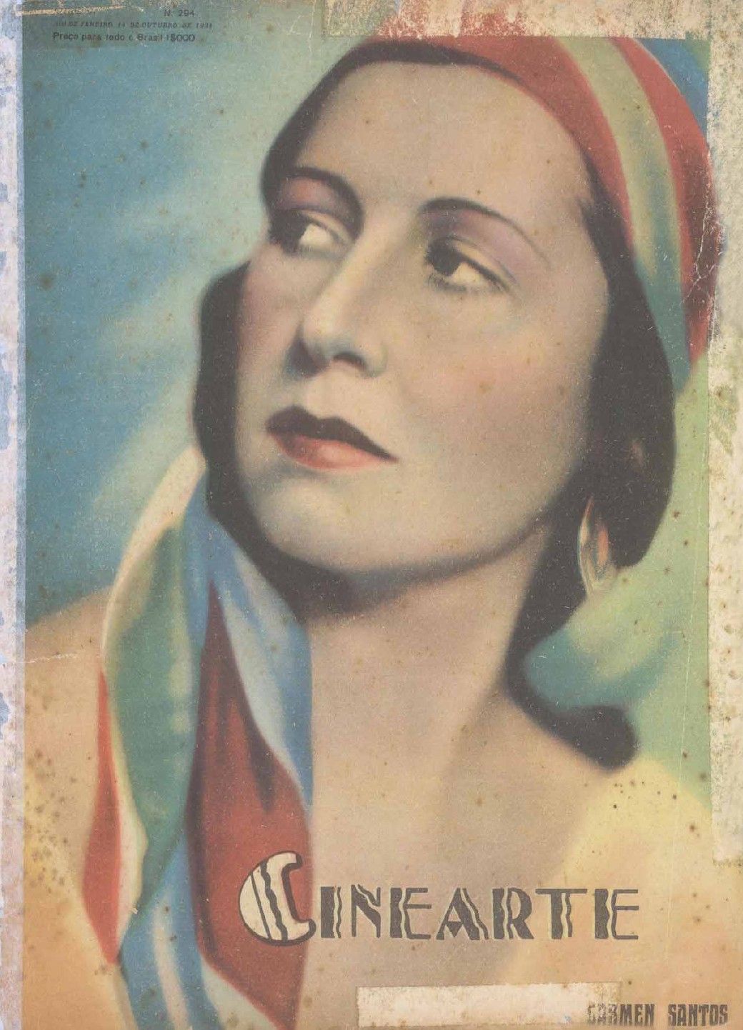 CINEARTE magazine side cover Issue 294 14 October 1931