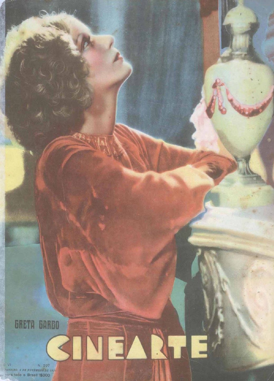 CINEARTE magazine side cover Issue 297 4 November 1931