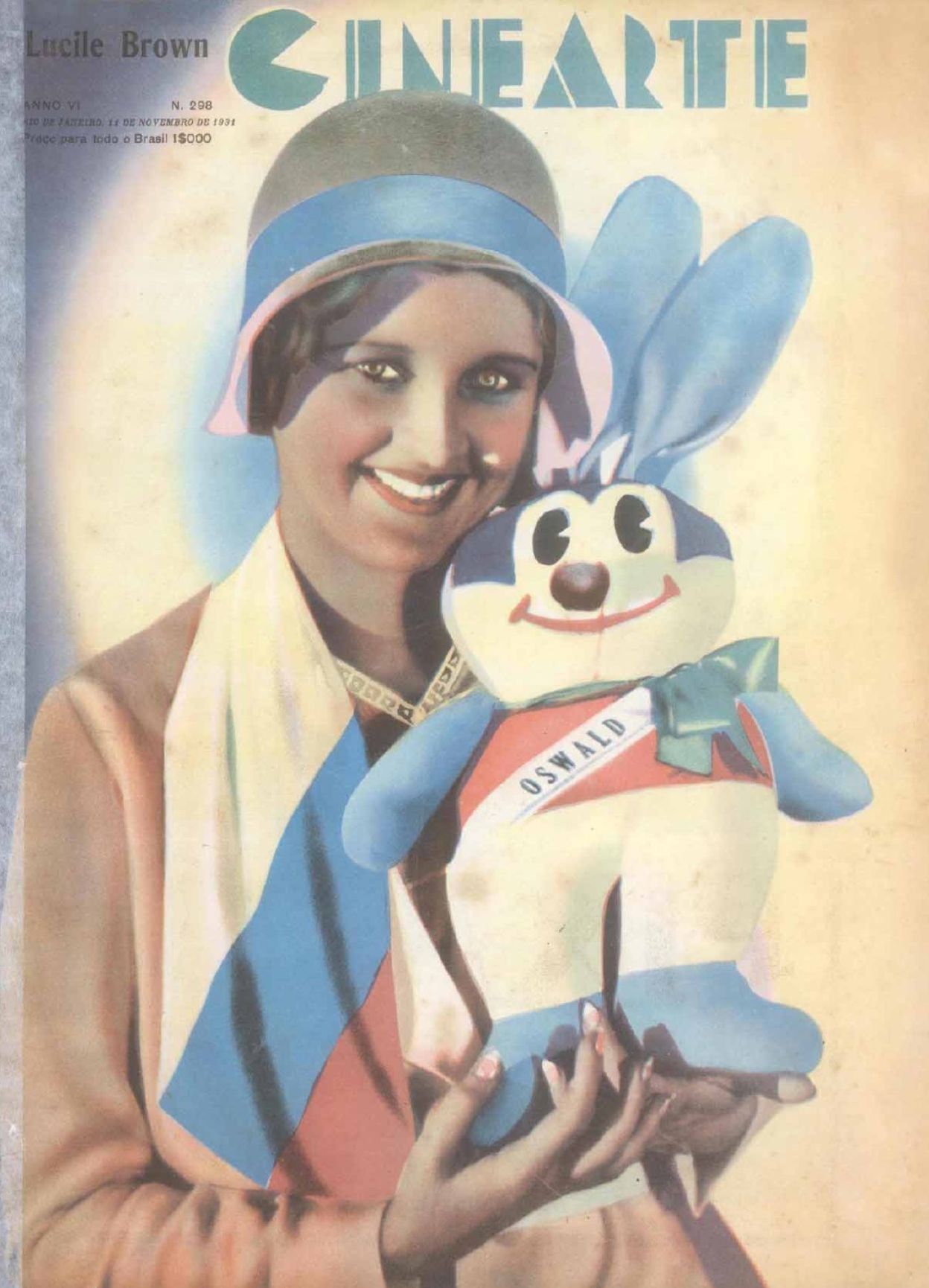 CINEARTE magazine side cover Issue 298 11 November 1931