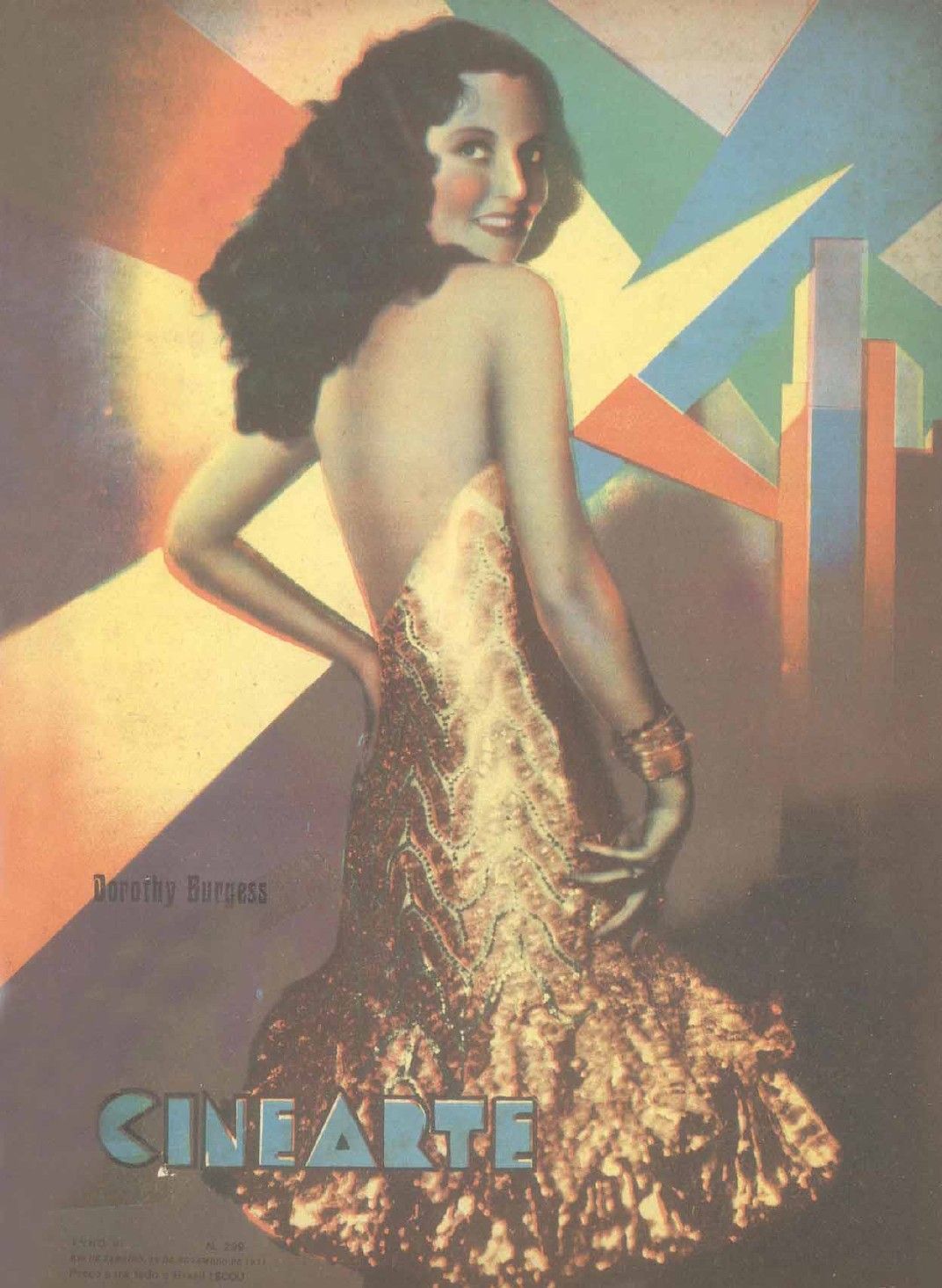 CINEARTE magazine side cover Issue 299 18 November 1931