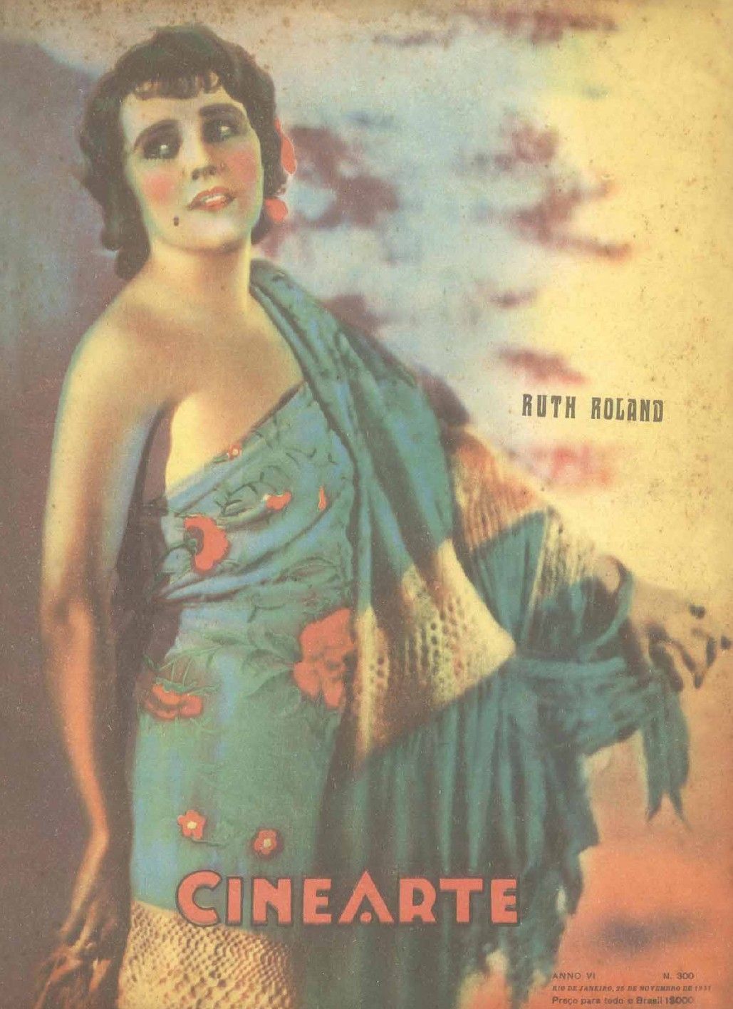 CINEARTE magazine side cover Issue 300 25 November 1931