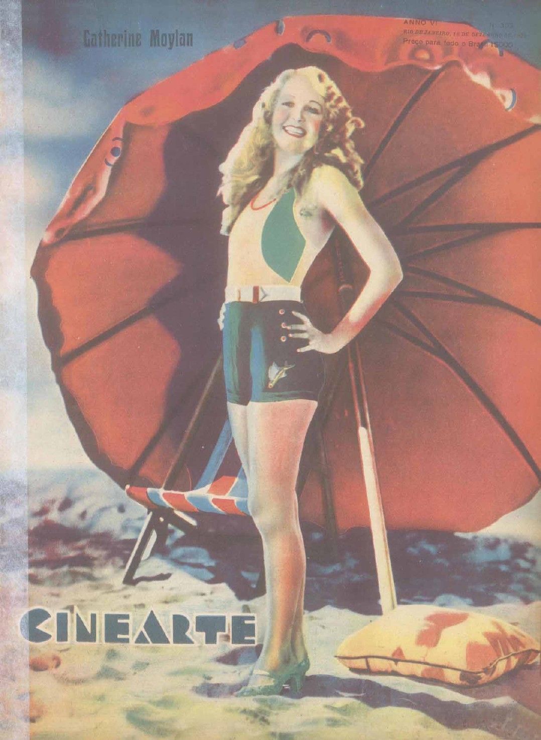 CINEARTE magazine side cover Issue 303 16 December 1931