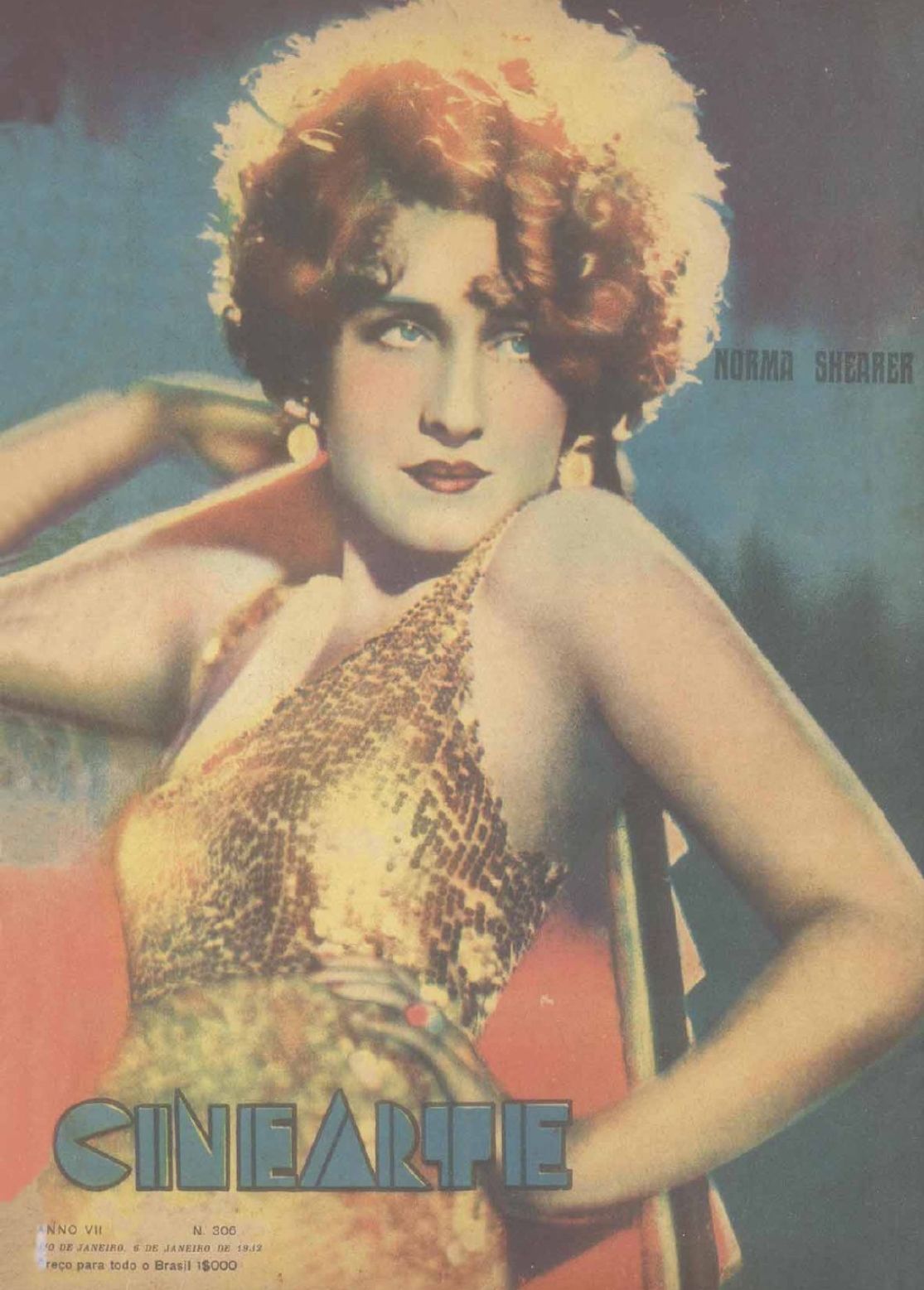 CINEARTE magazine side cover Issue 306 6 January 1932