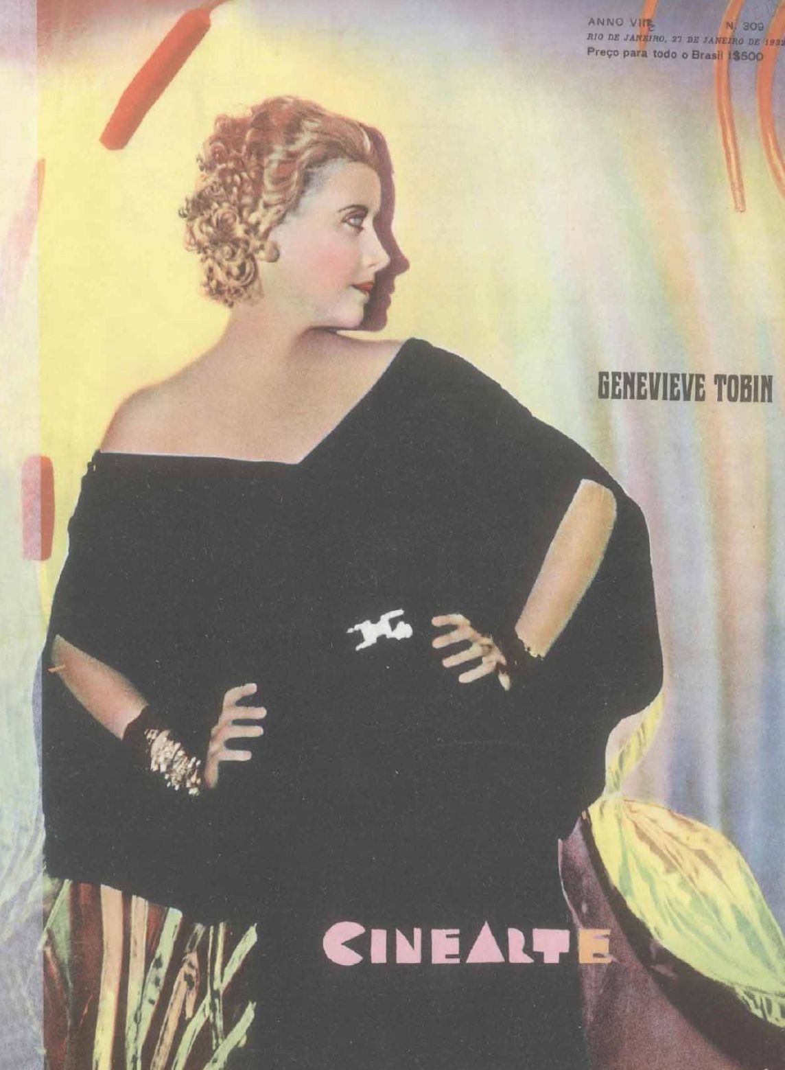 CINEARTE magazine side cover Issue 309 27 January 1932