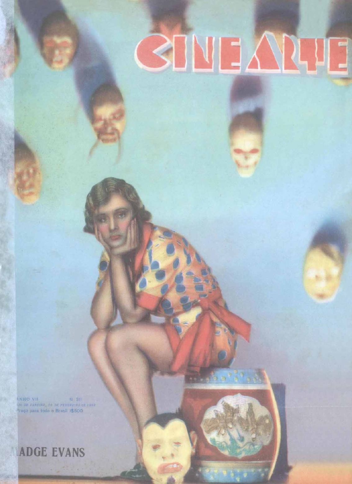 CINEARTE magazine side cover Issue 311 10 February 1932